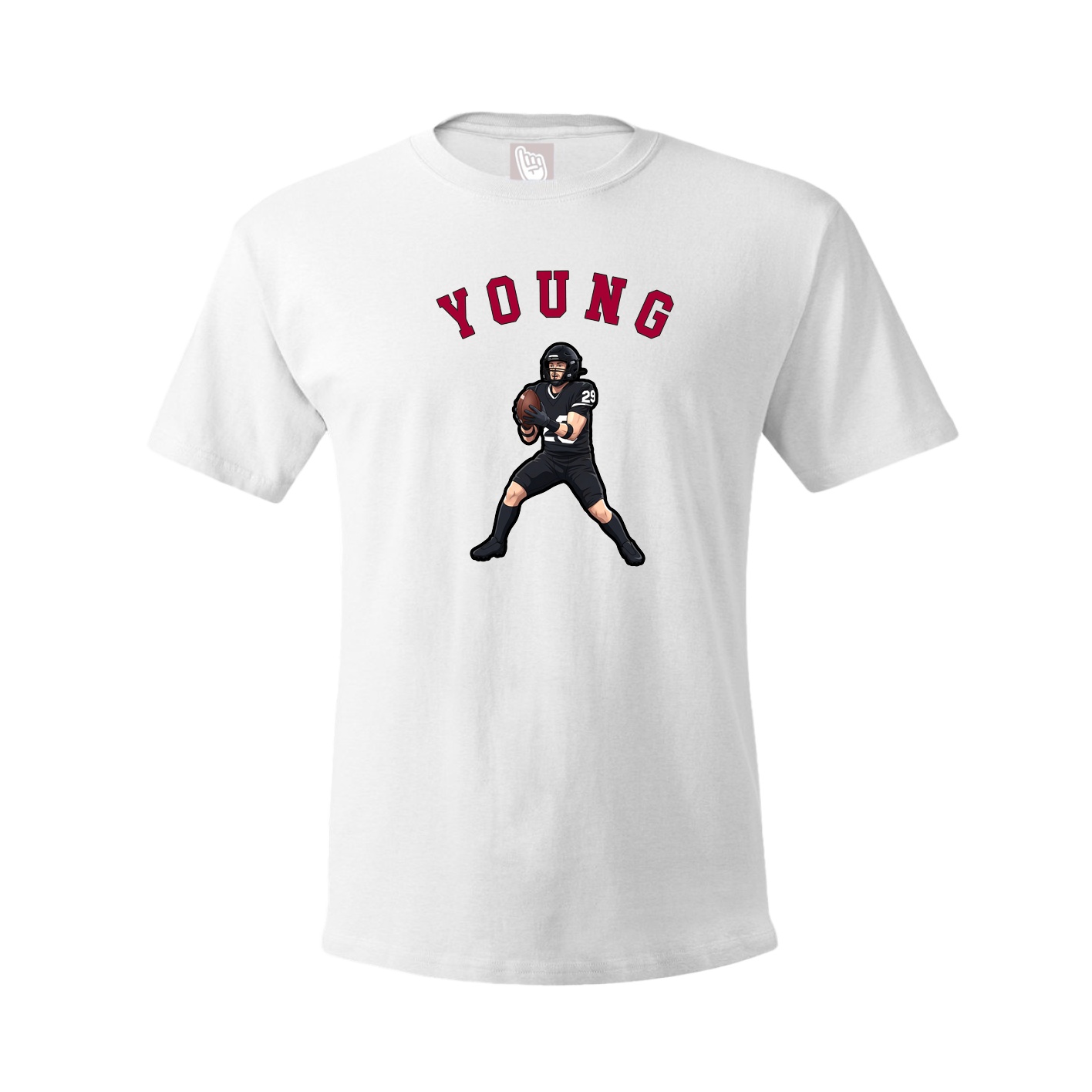 Youth Tee — Shirsey Arch in White