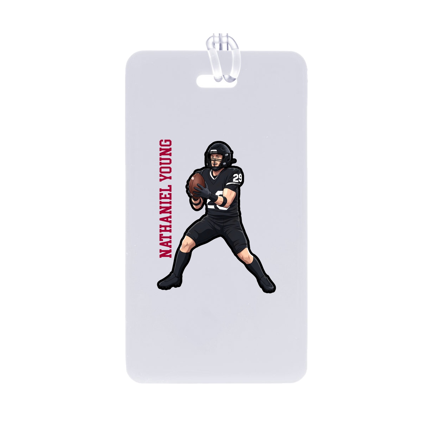 Bag Tag — Name Vertical in Classic