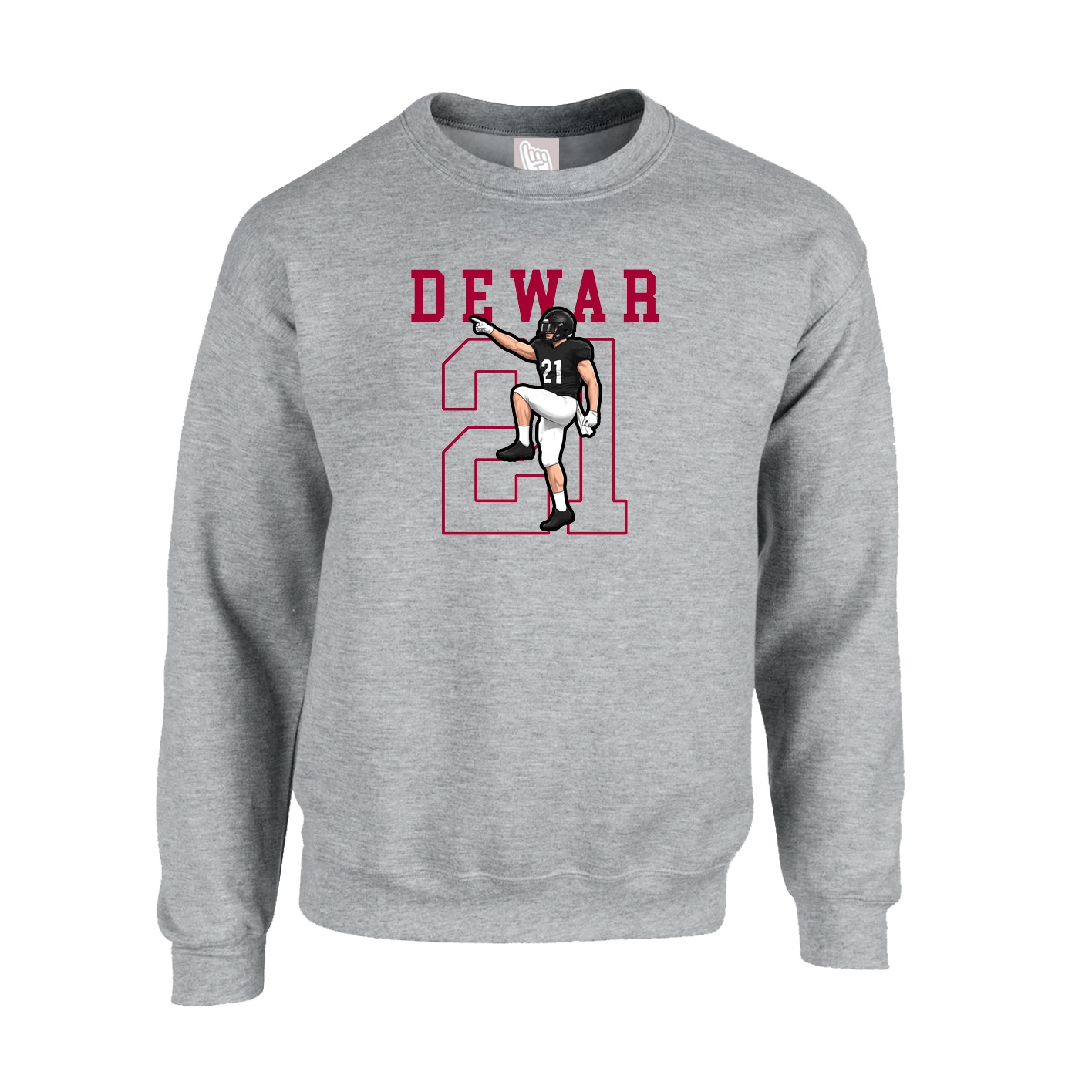 Fleece Crew — Shirsey in Grey