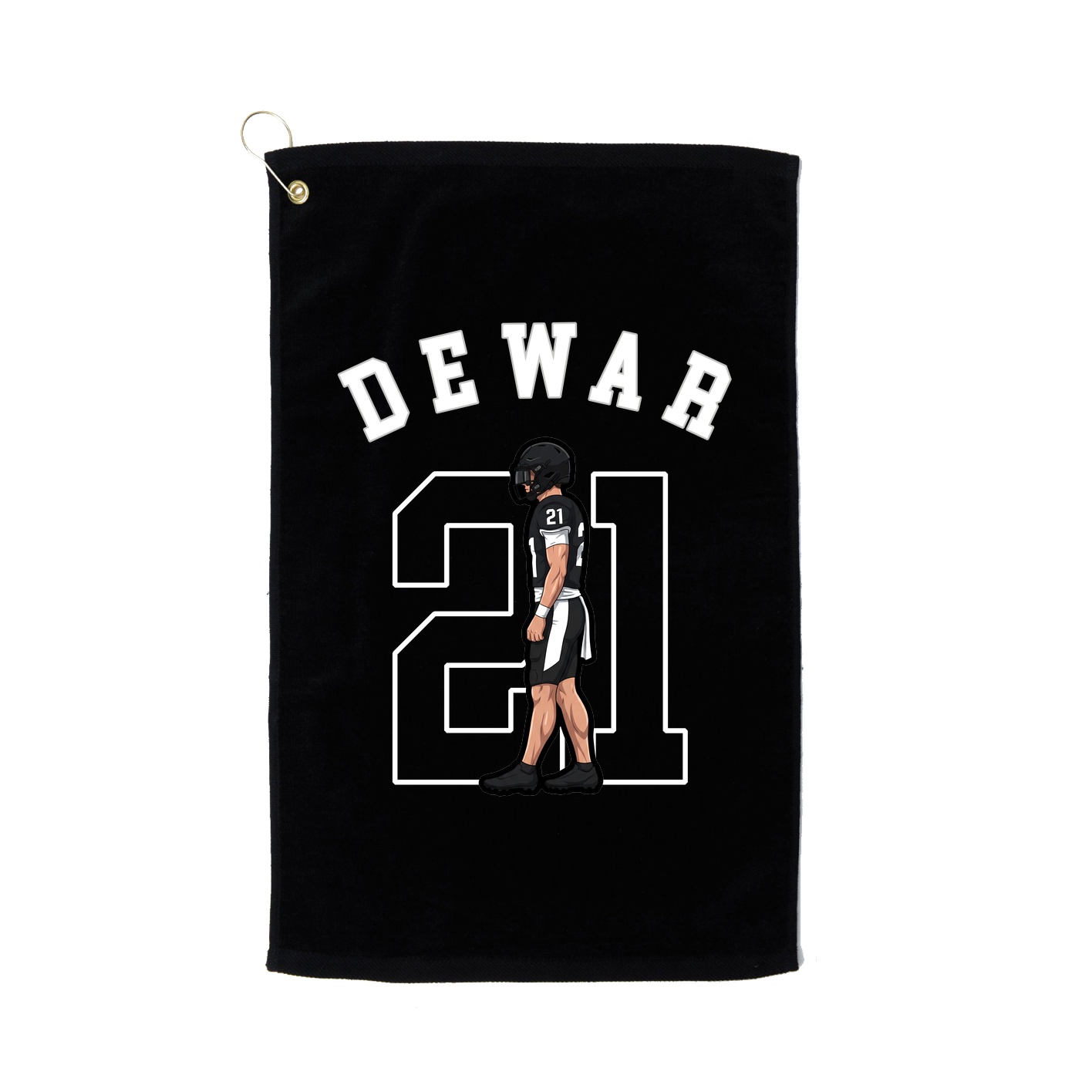 Golf Towel — Shirsey Arch in Black