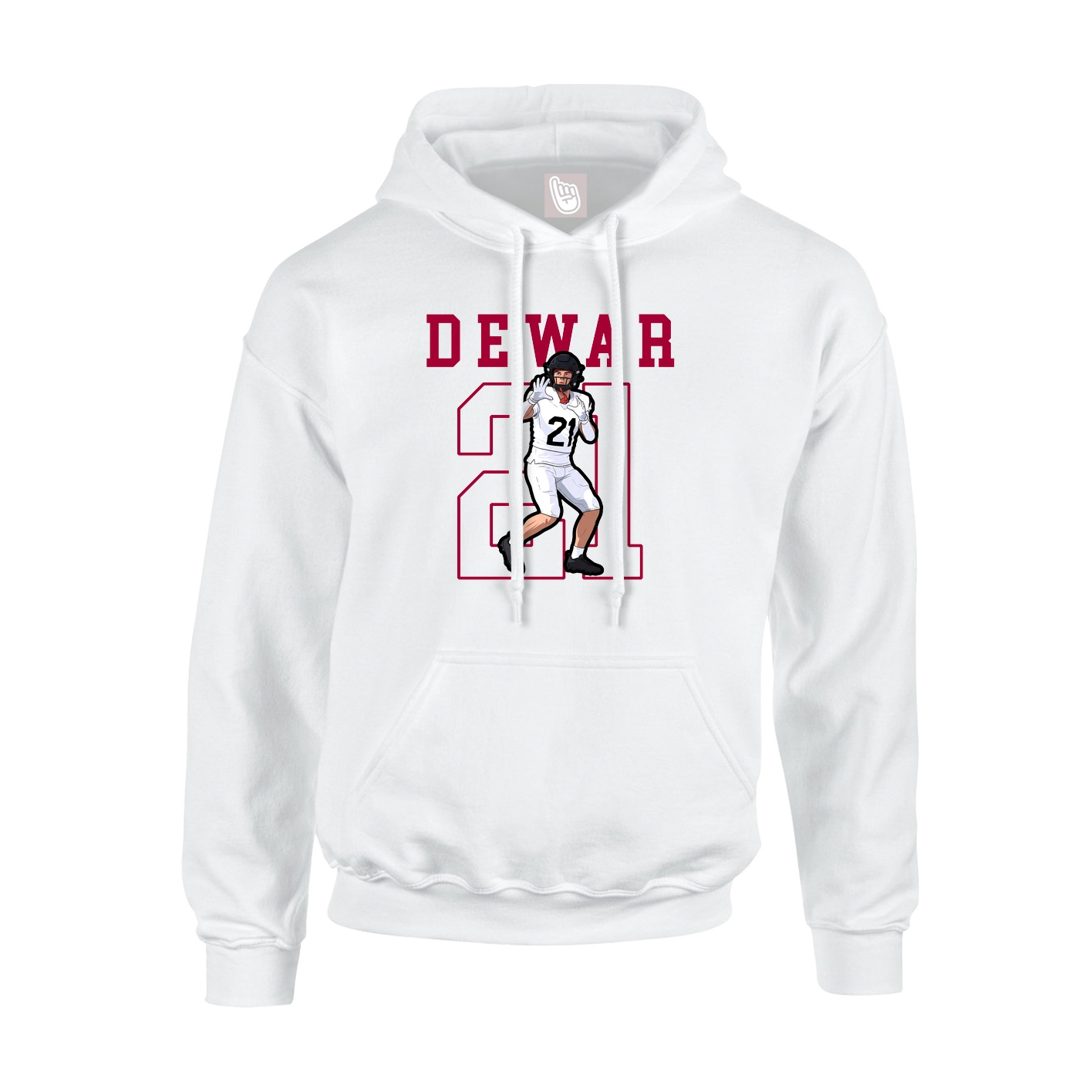 Youth Hoodie — Shirsey in White