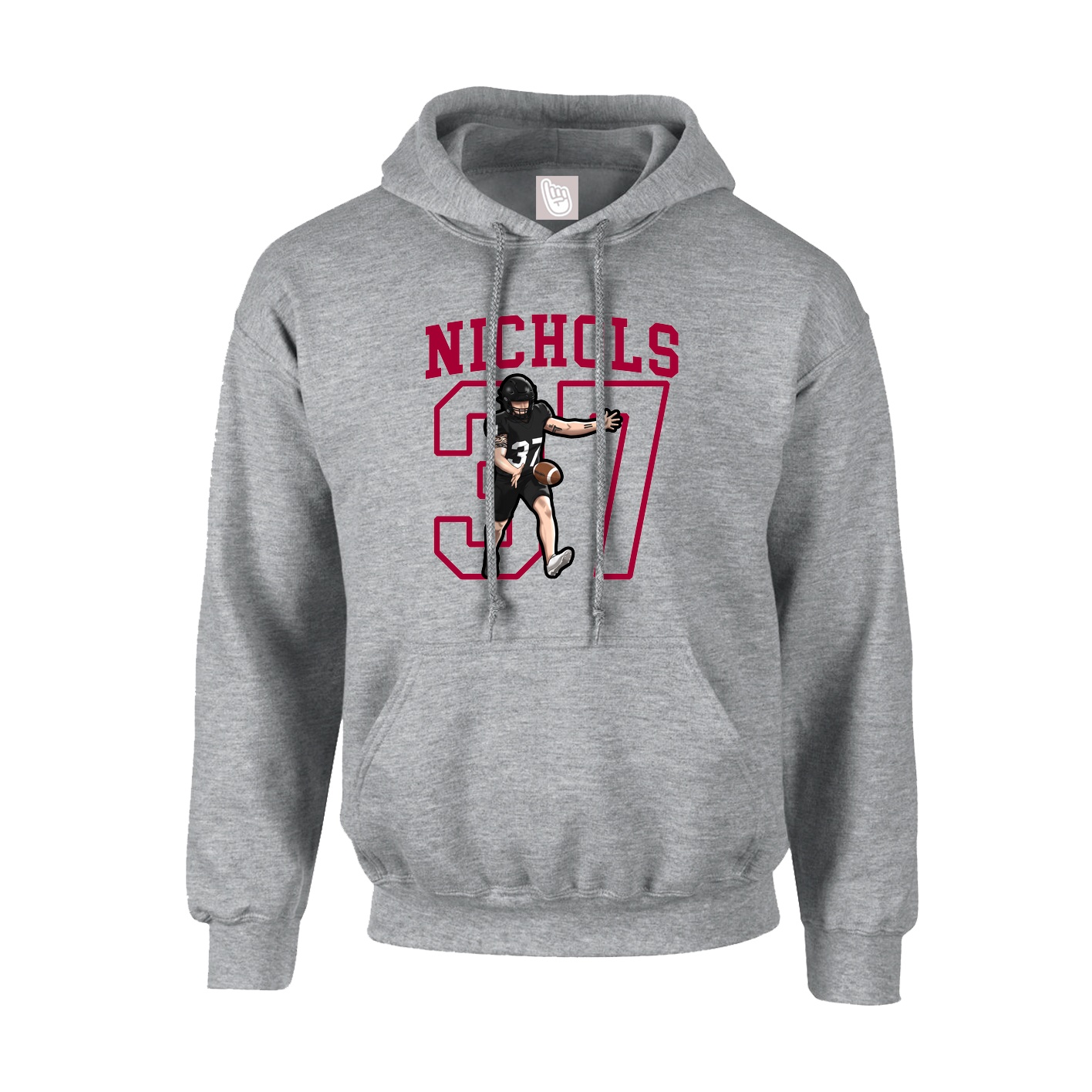 Hoodie — Shirsey in Grey