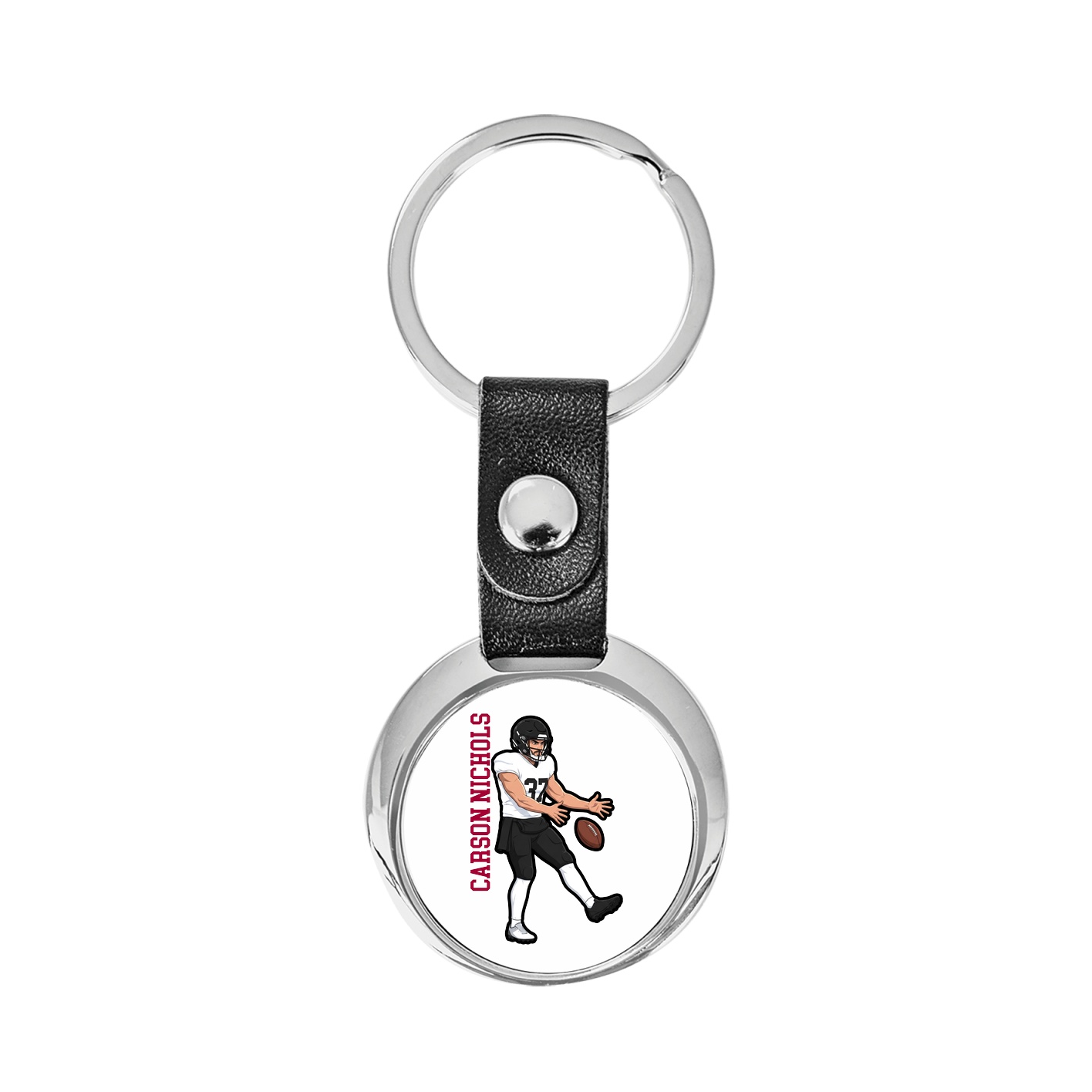 Key Chain — Name Vertical in Classic