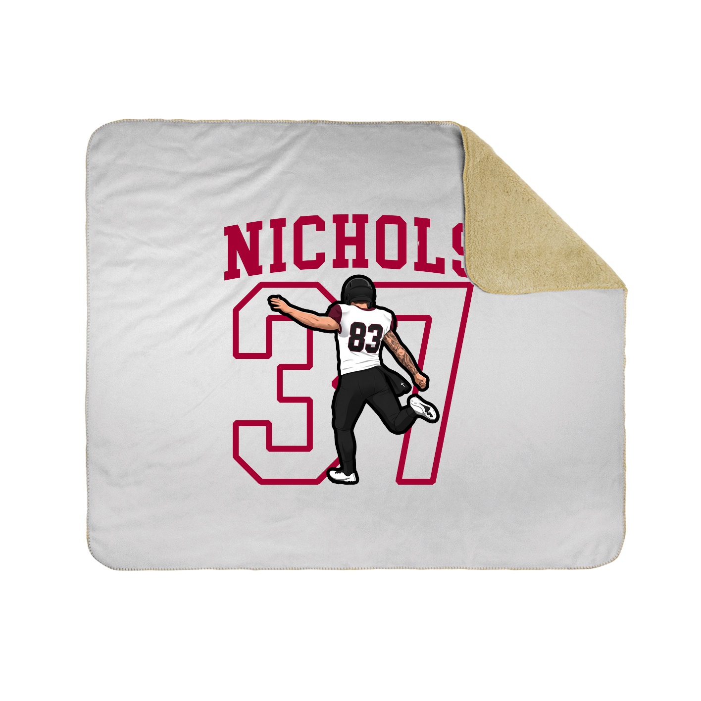 Throw Blanket — Shirsey in White
