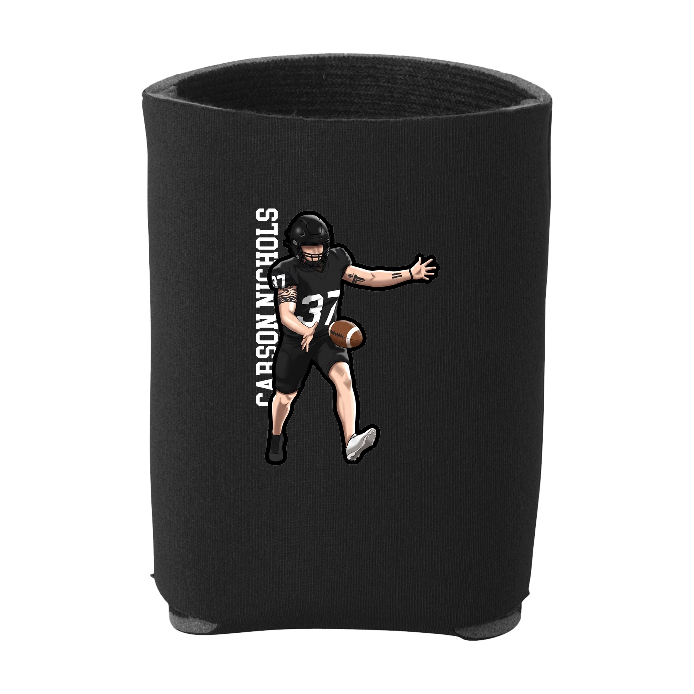 Can Holder — Name Vertical in Black