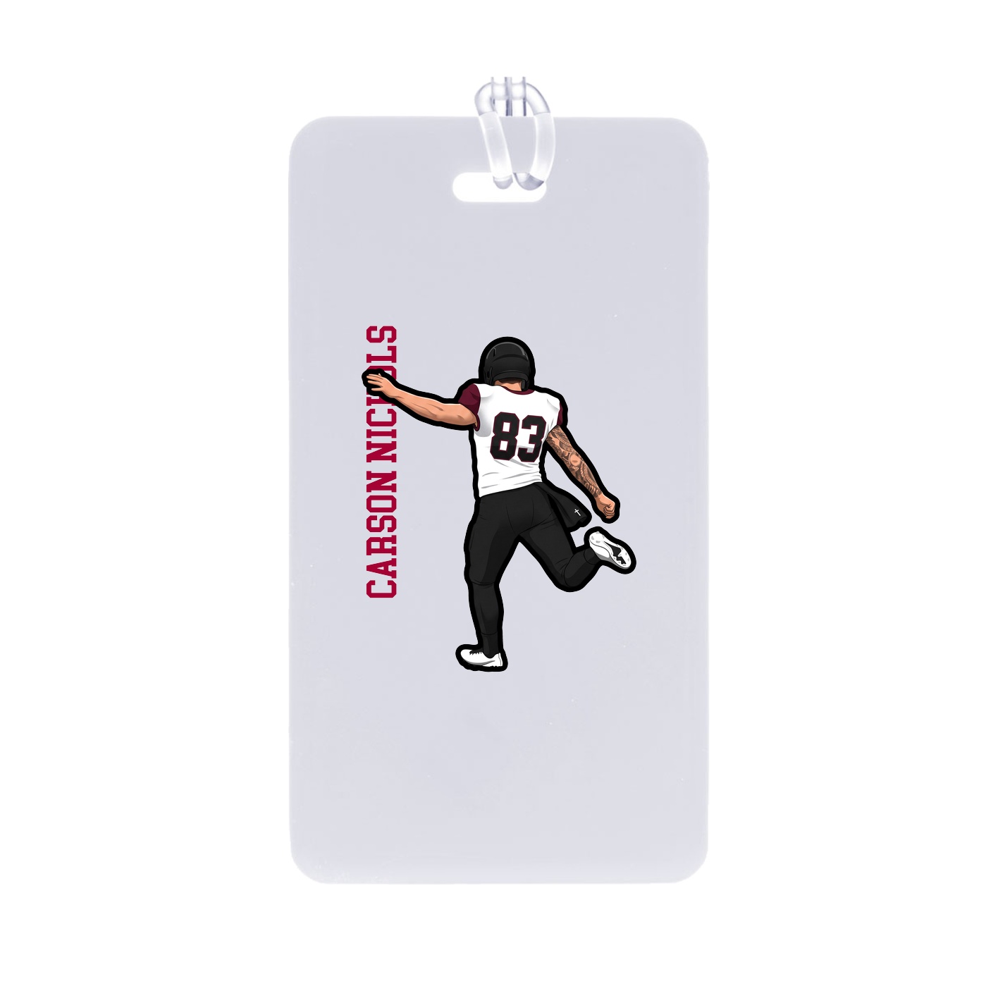 Bag Tag — Name Vertical in Classic
