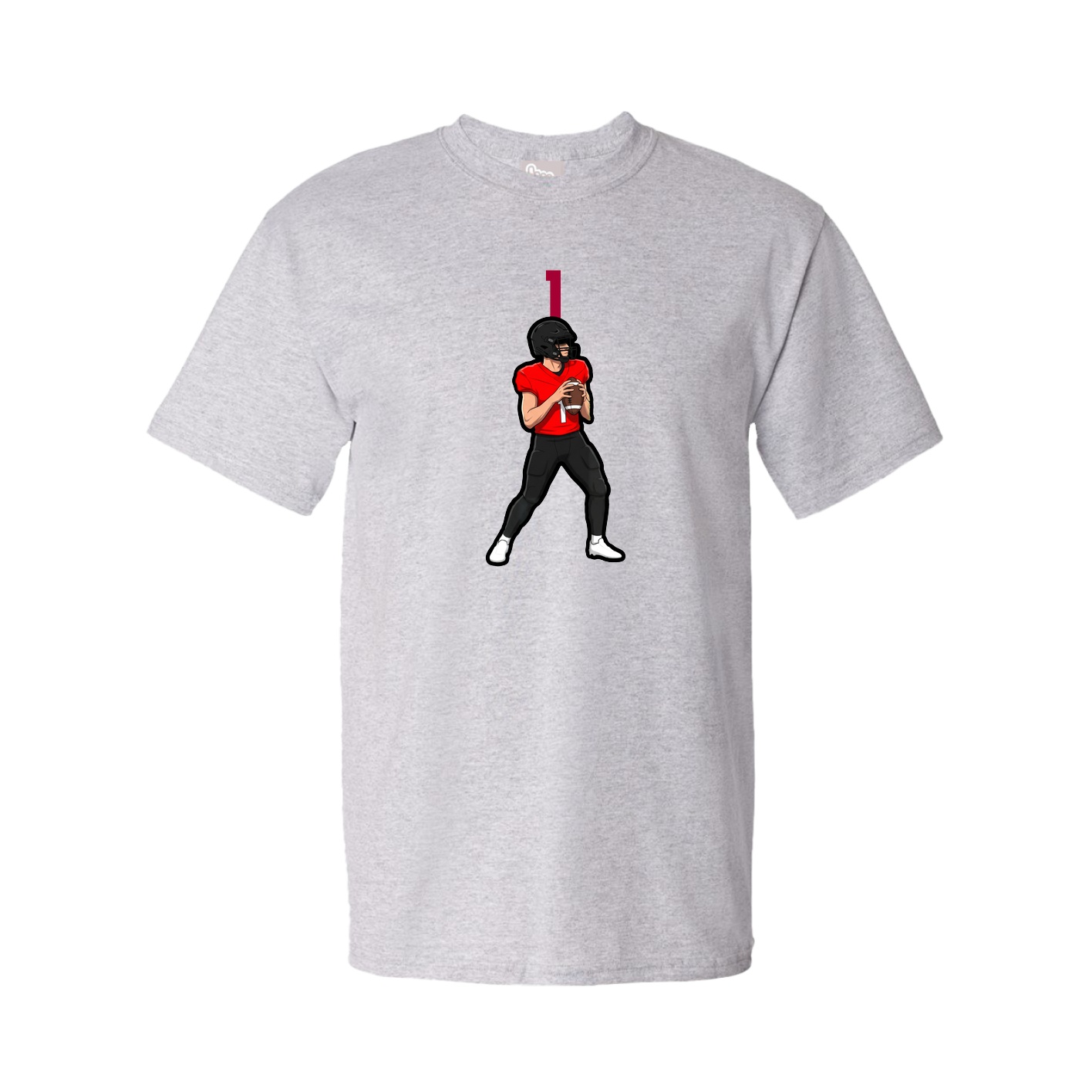 Tee — Number Top in Grey