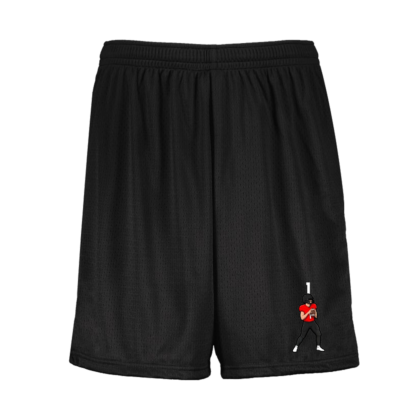 Shorts — Number Top in Black