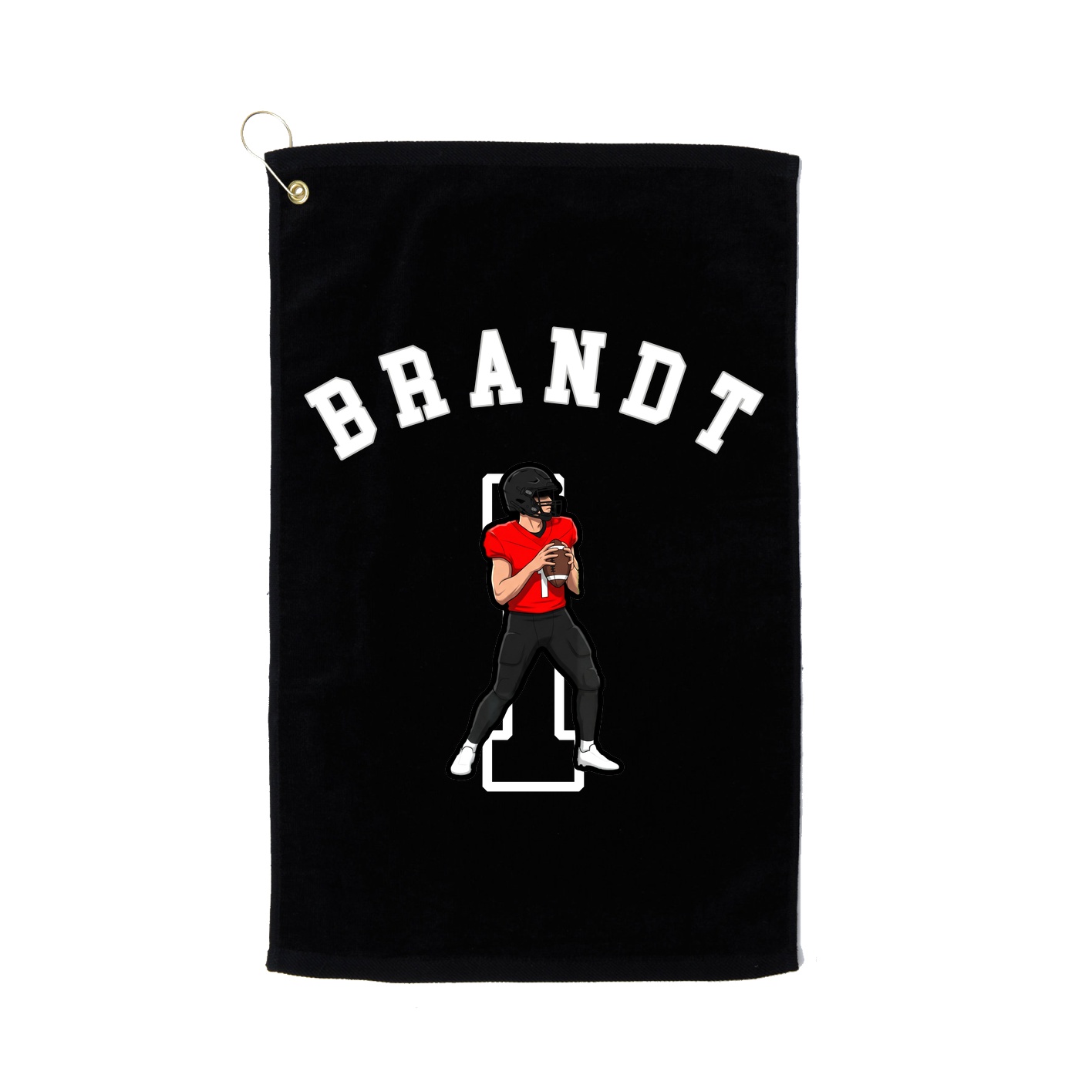 Golf Towel — Shirsey Arch in Black