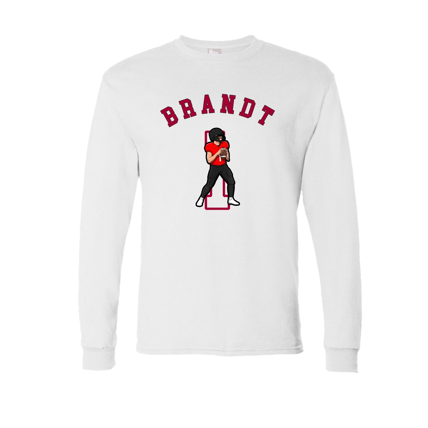 Long Sleeve Tee — Shirsey Arch in White