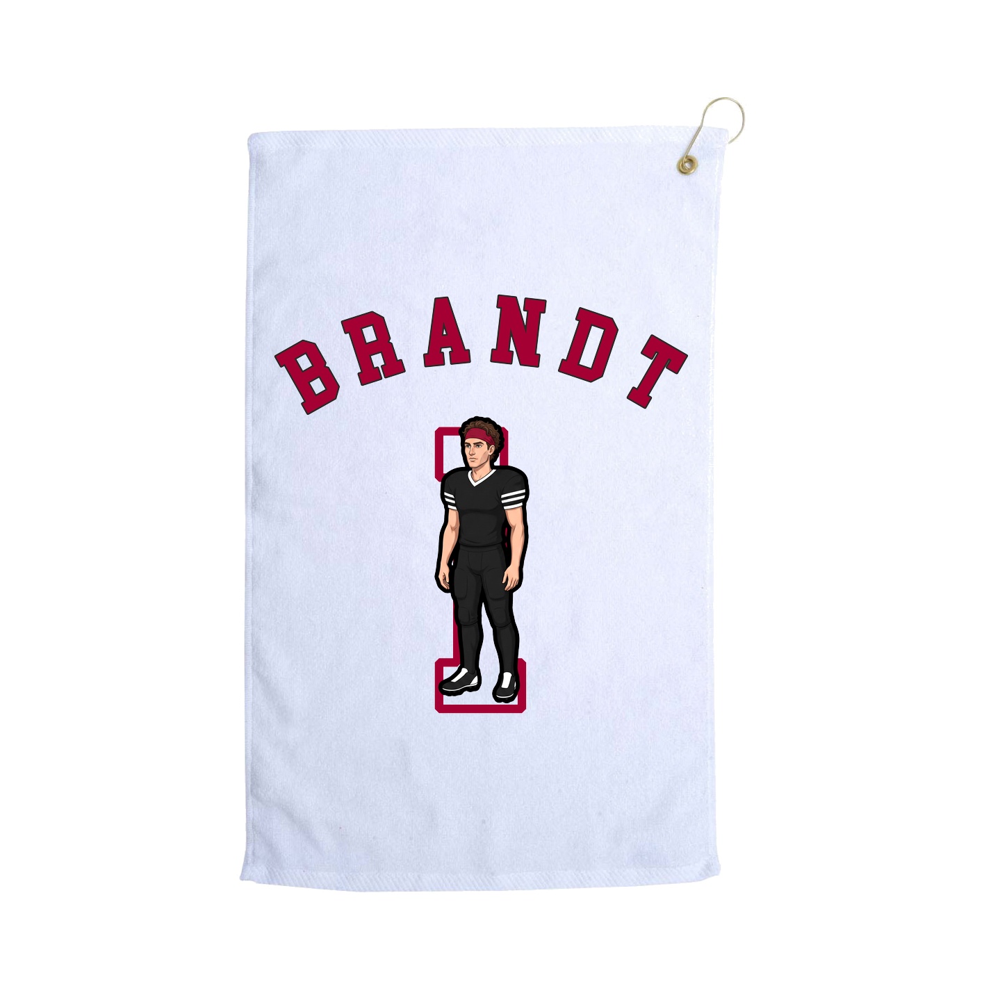 Golf Towel — Shirsey Arch in White