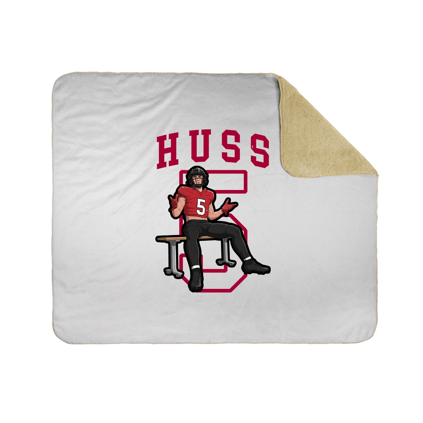 Throw Blanket — Shirsey in White