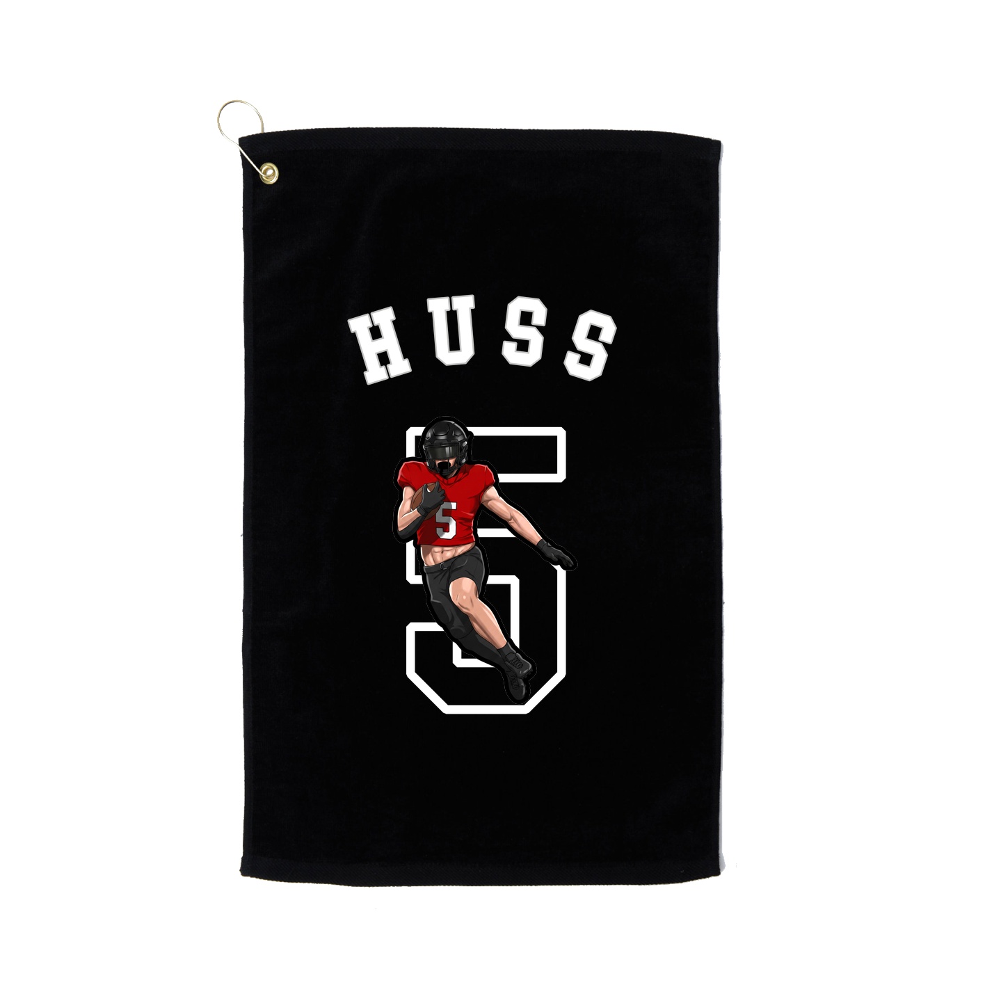 Golf Towel — Shirsey Arch in Black