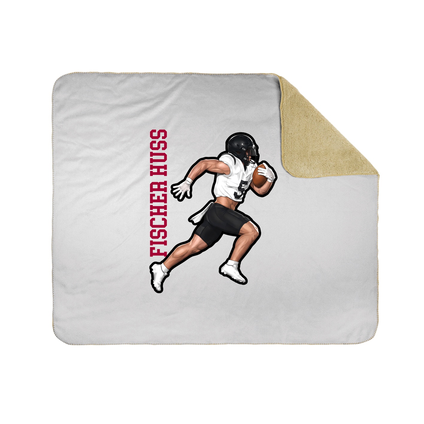 50x60 Sherpa Lined Throw Blanket