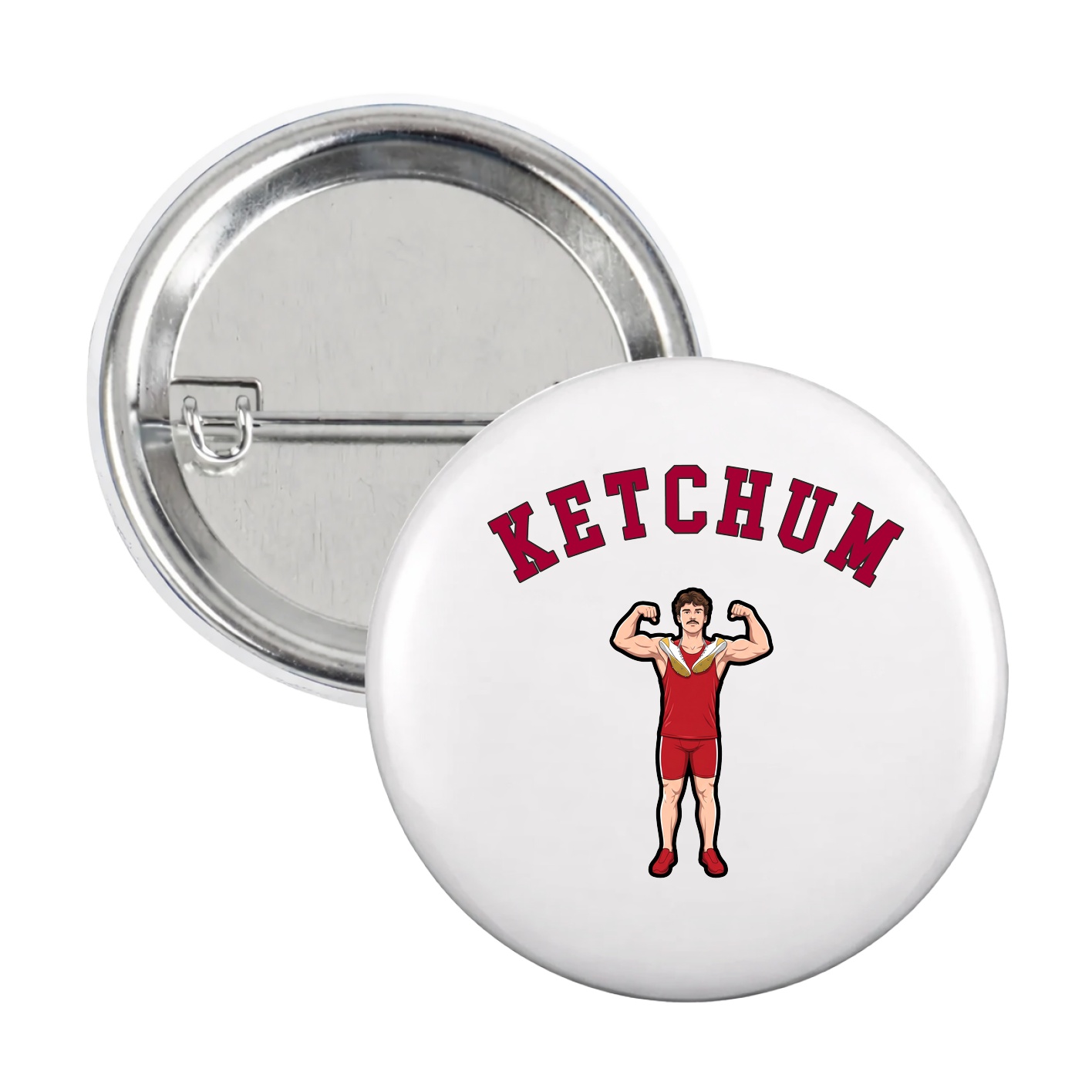 Game Day Button — Shirsey Arch in White