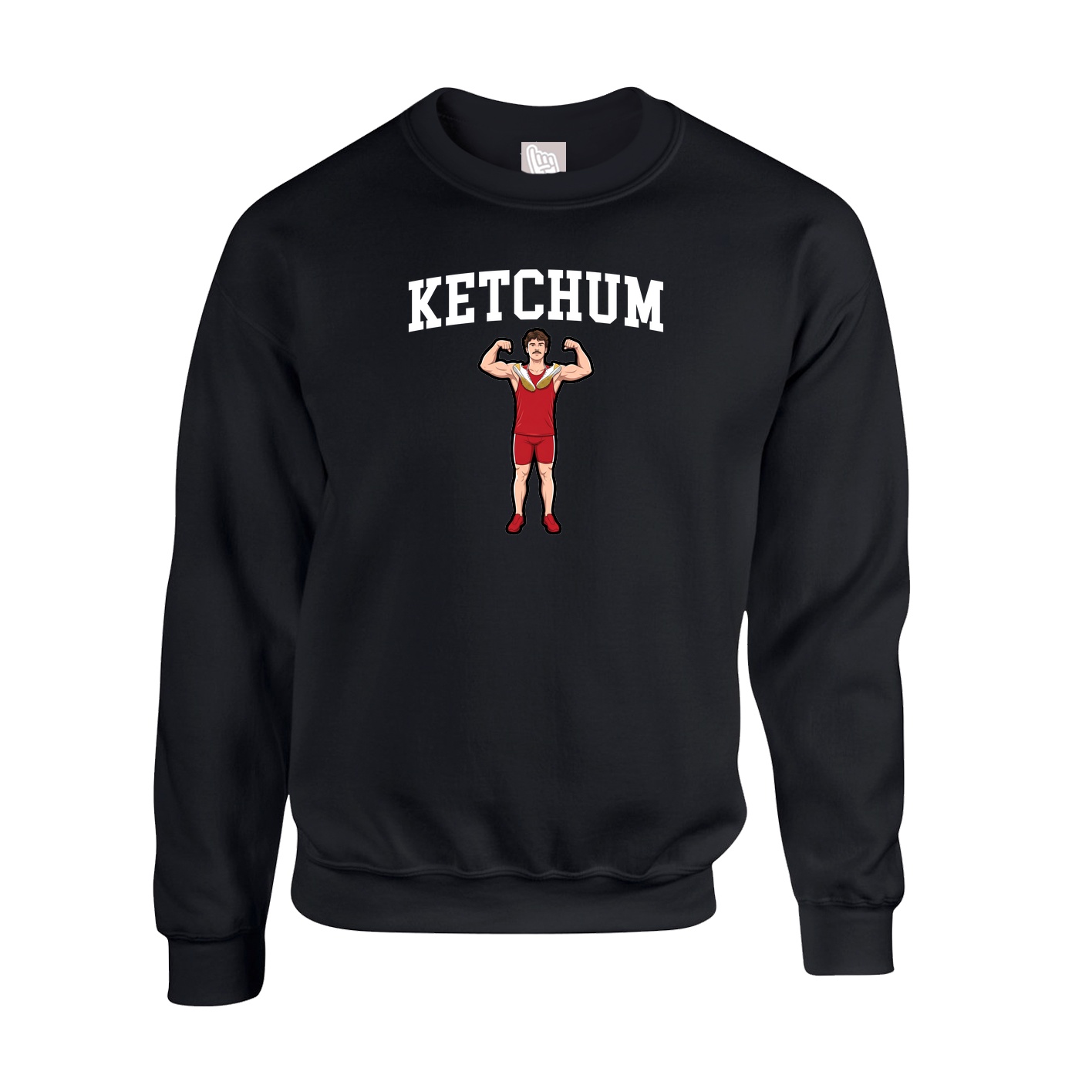 Fleece Crew — Shirsey in Black