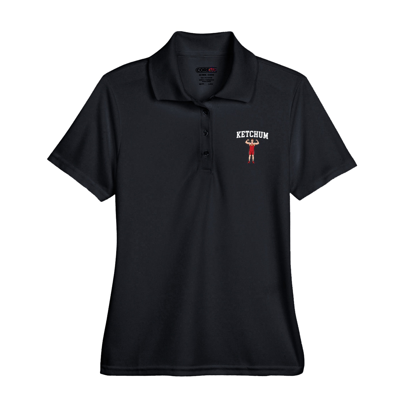 Womens Performance Polo — Shirsey in Black