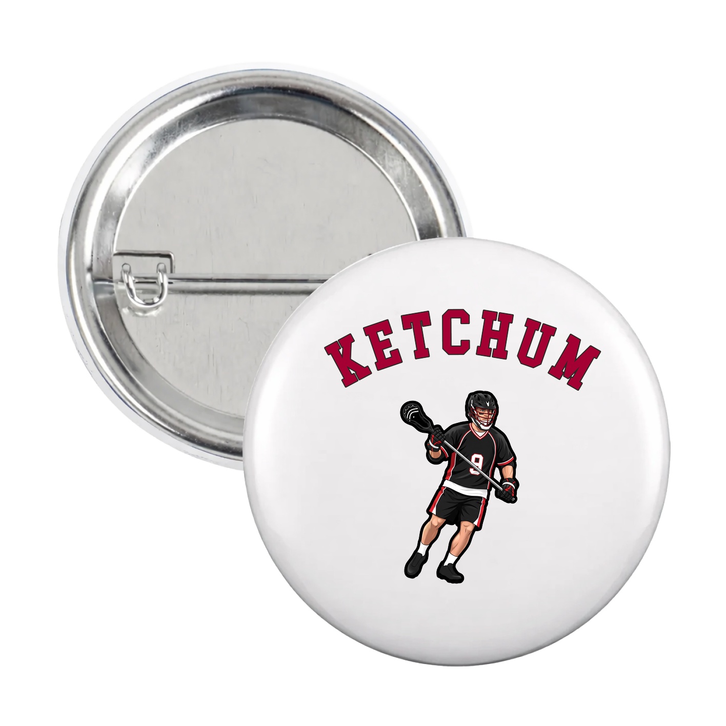 Game Day Button — Shirsey Arch in White