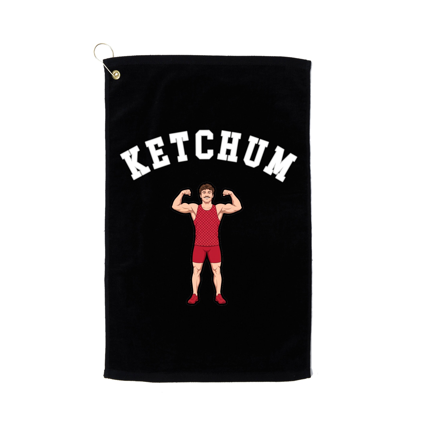 Golf Towel — Shirsey Arch in Black
