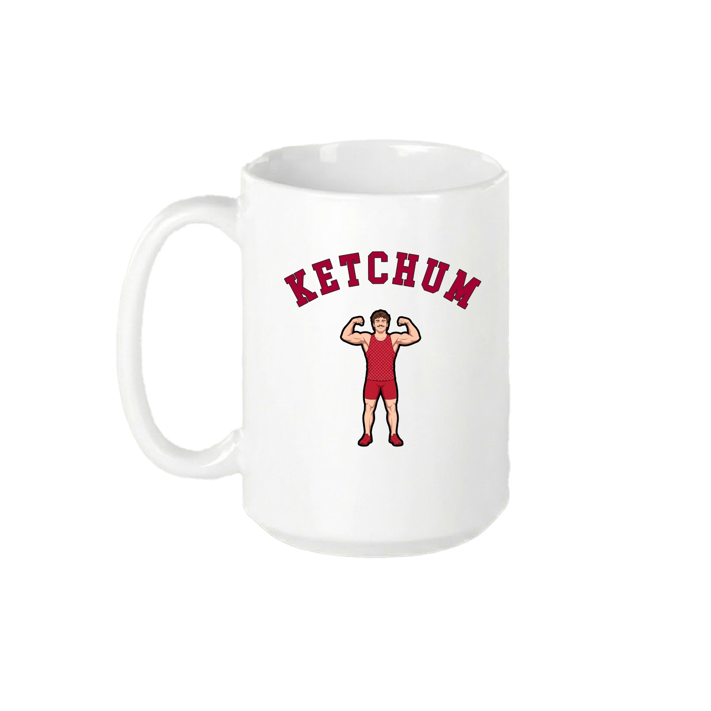 15oz Coffee Mug — Shirsey Arch in White