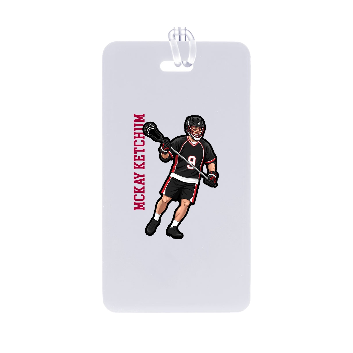Bag Tag — Name Vertical in Classic