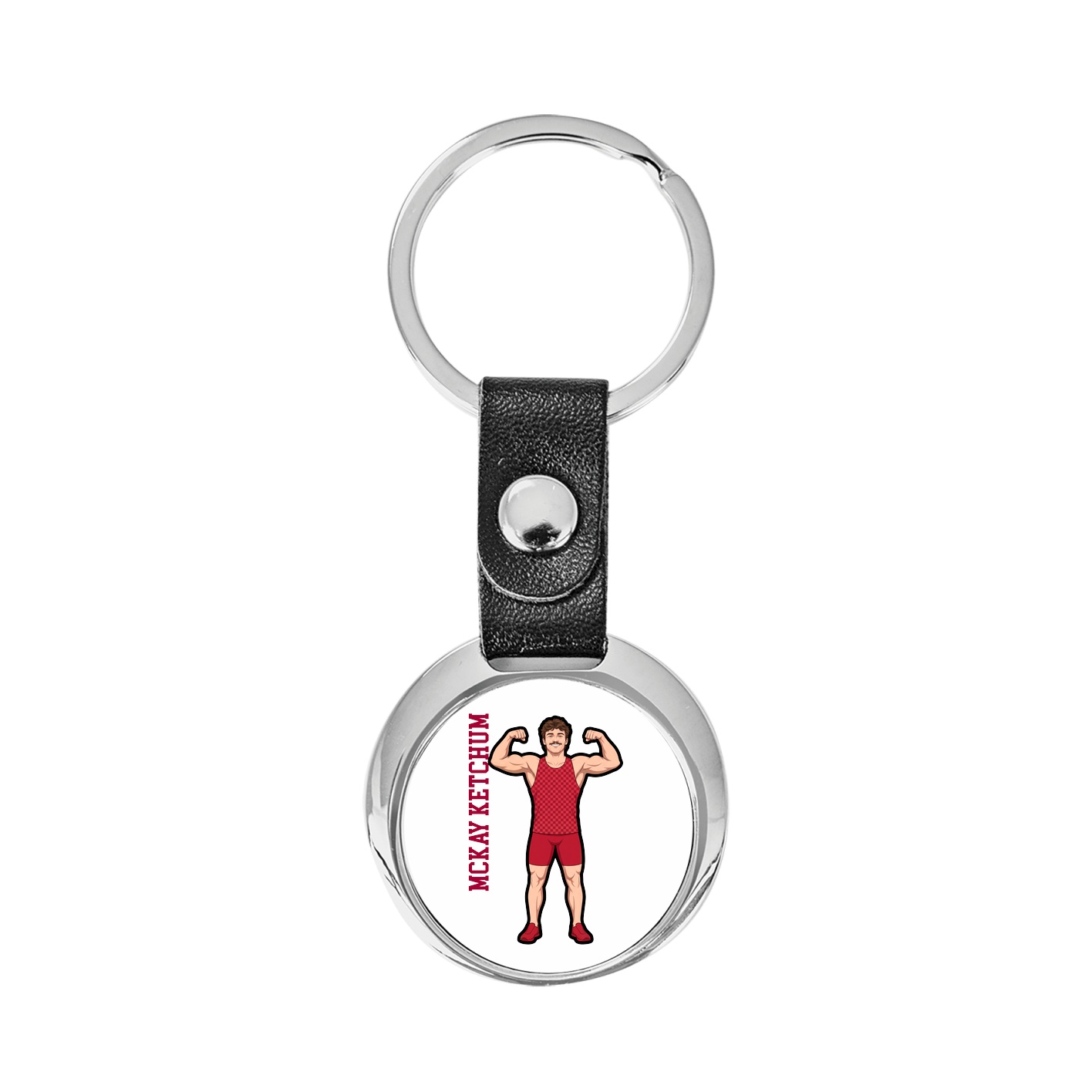 Key Chain — Name Vertical in Classic