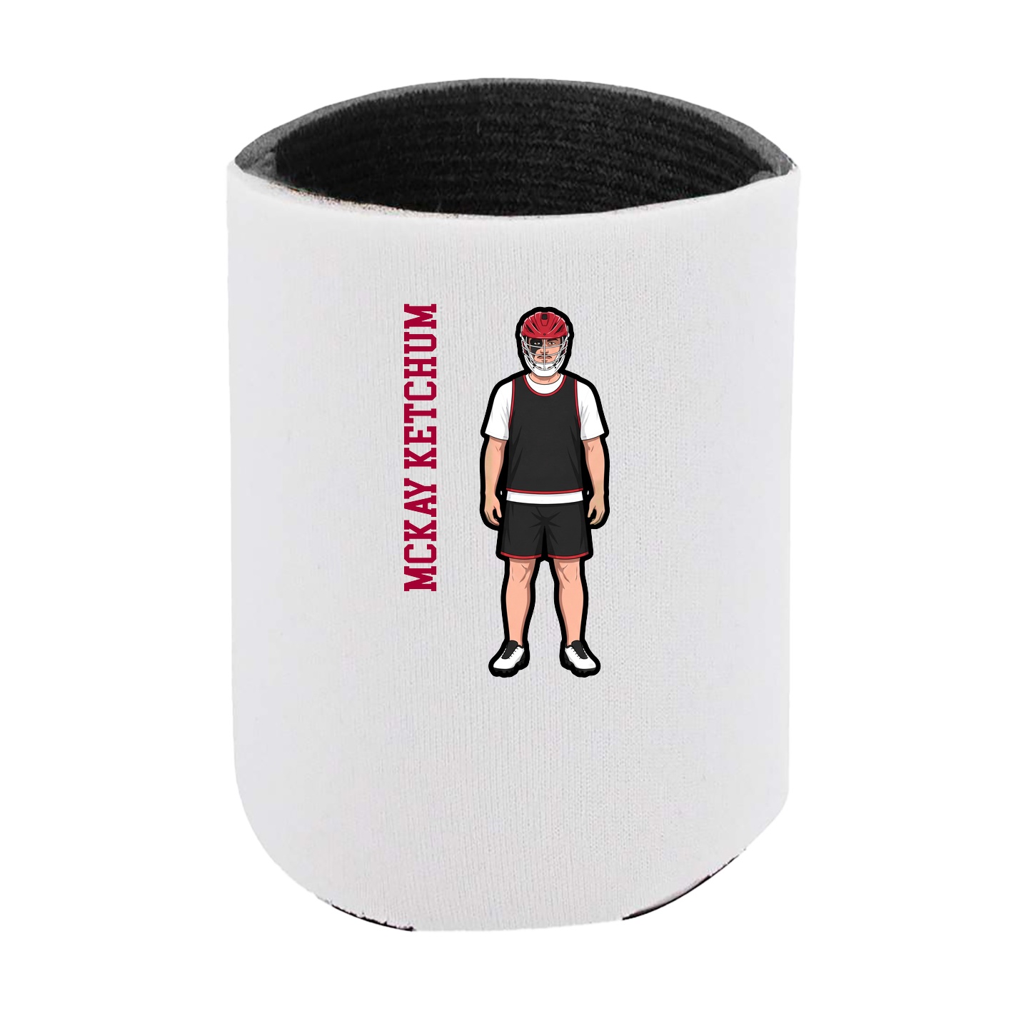 Can Holder — Name Vertical in White