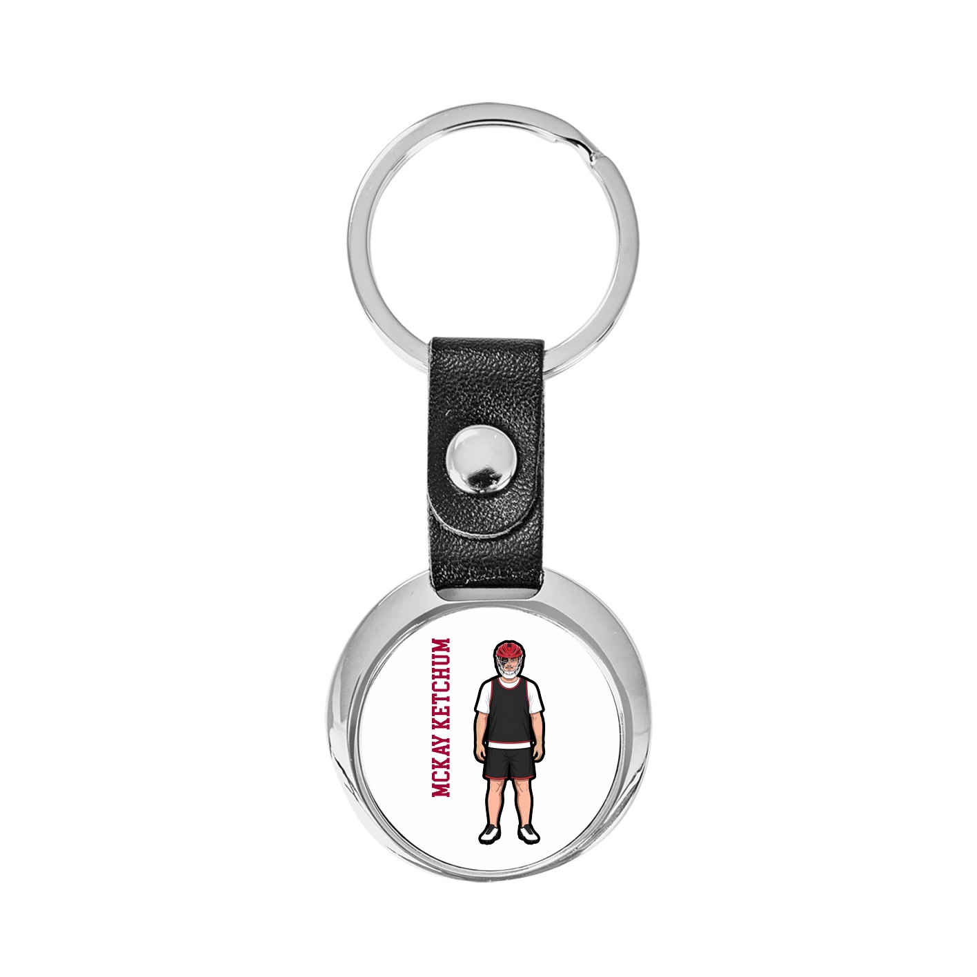 Key Chain — Name Vertical in Classic