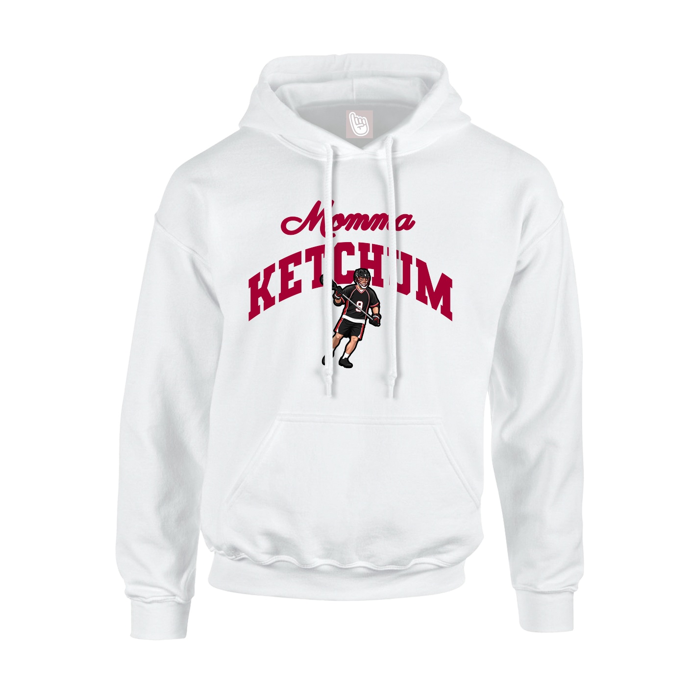 Youth Hoodie — Mothers Day Arch in White