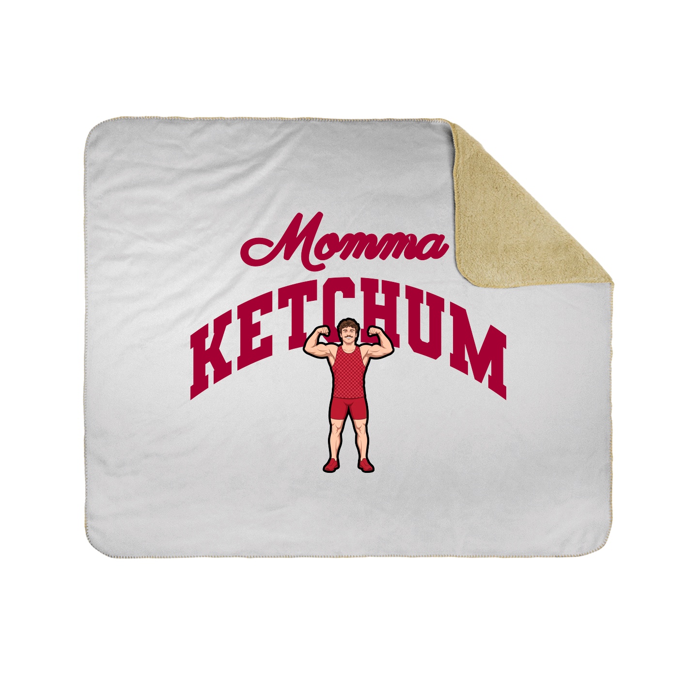 Throw Blanket — Mothers Day Arch in White