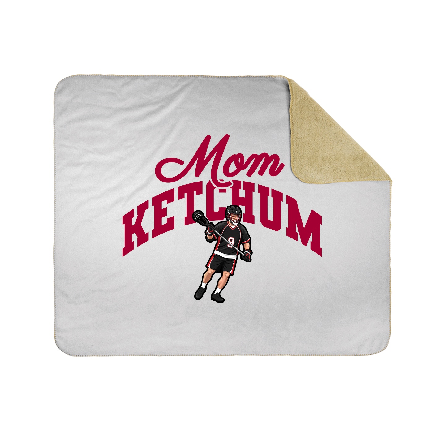 Throw Blanket — Mothers Day Arch in White