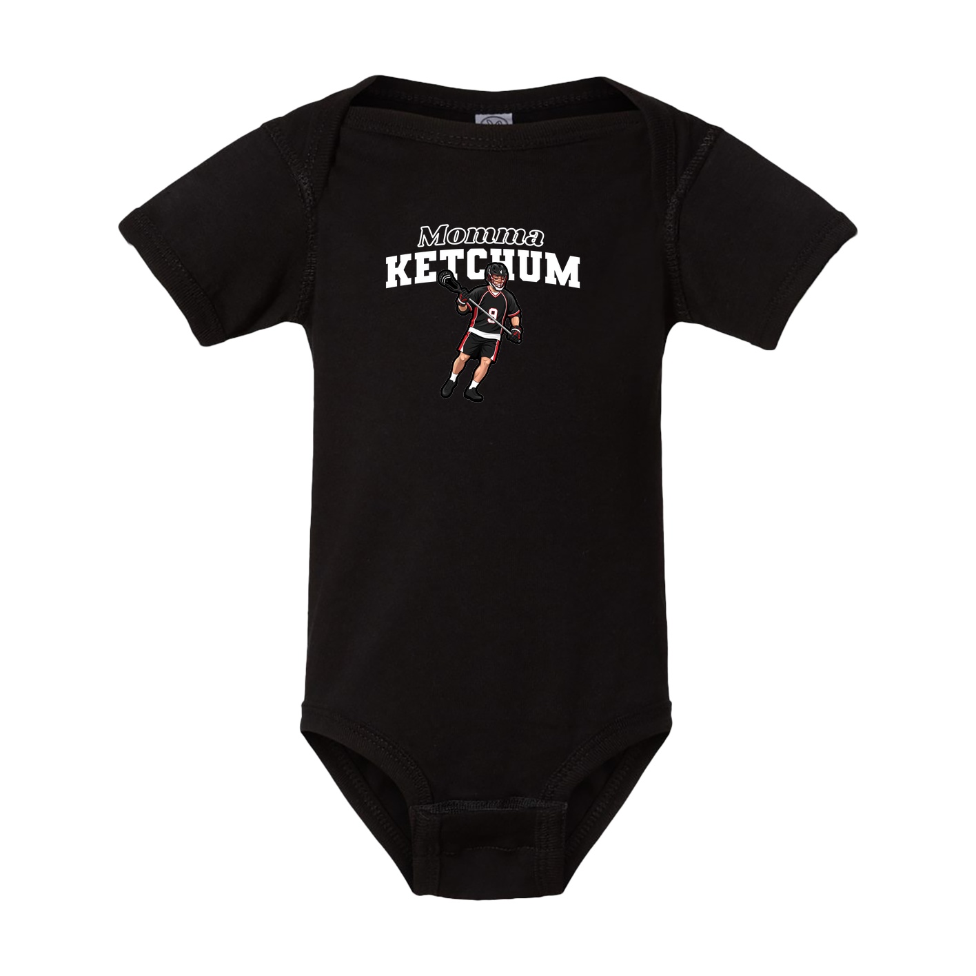 Baby Onesie — Mothers Day Block in Black