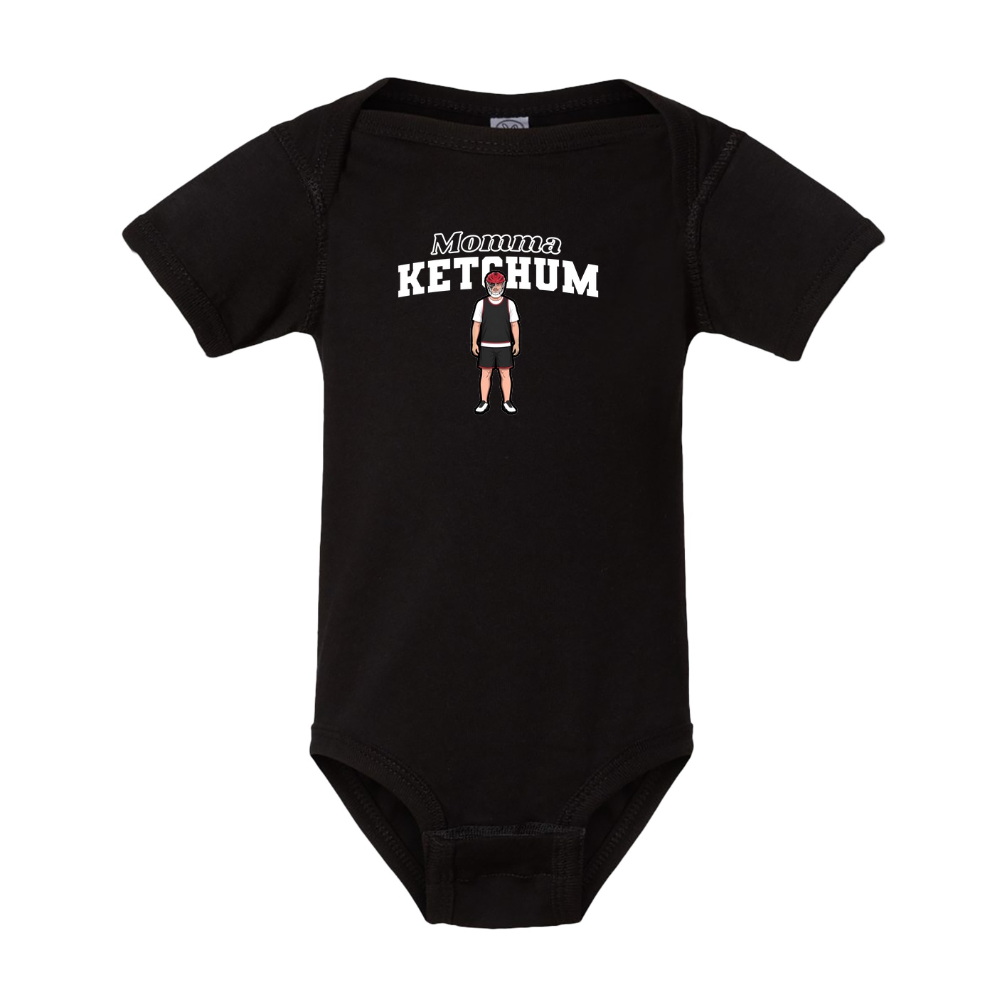 Baby Onesie — Mothers Day Block in Black