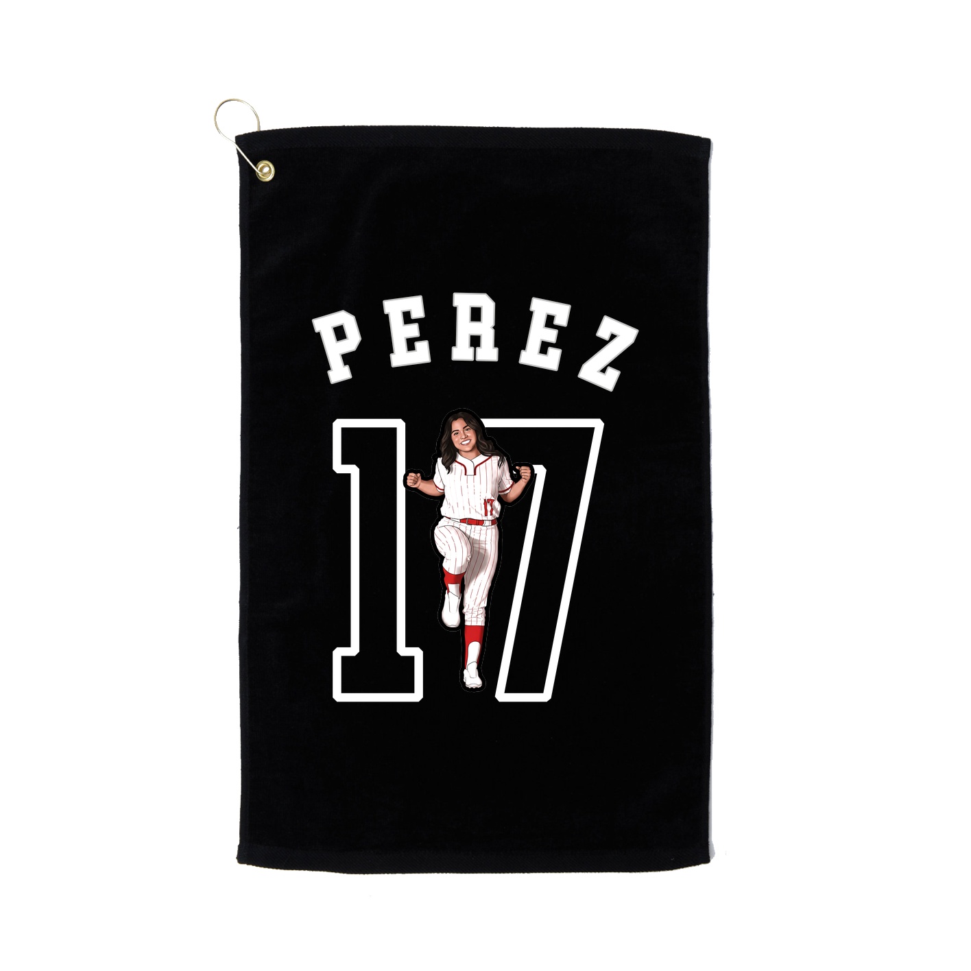 Golf Towel — Shirsey Arch in Black