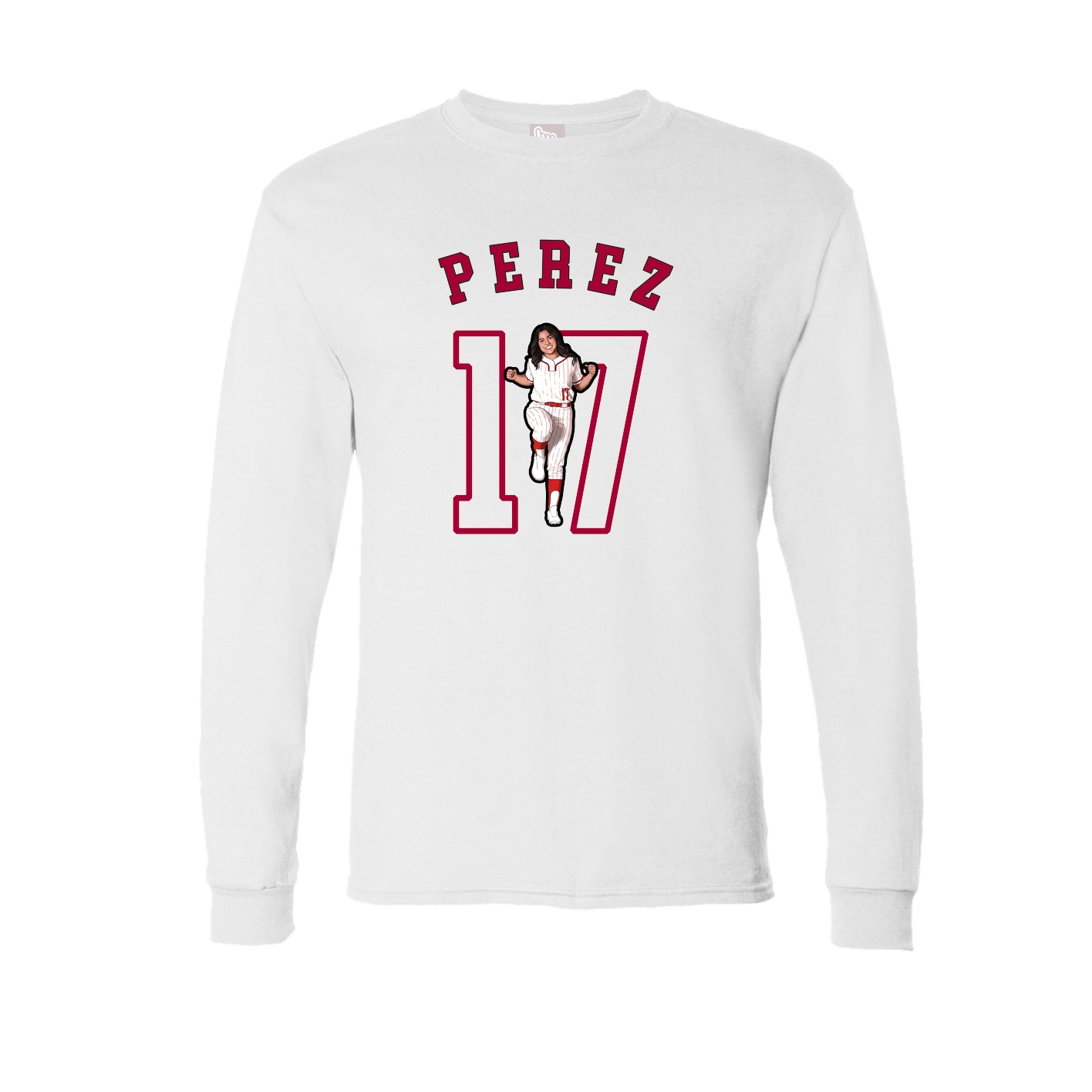 Long Sleeve Tee — Shirsey Arch in White