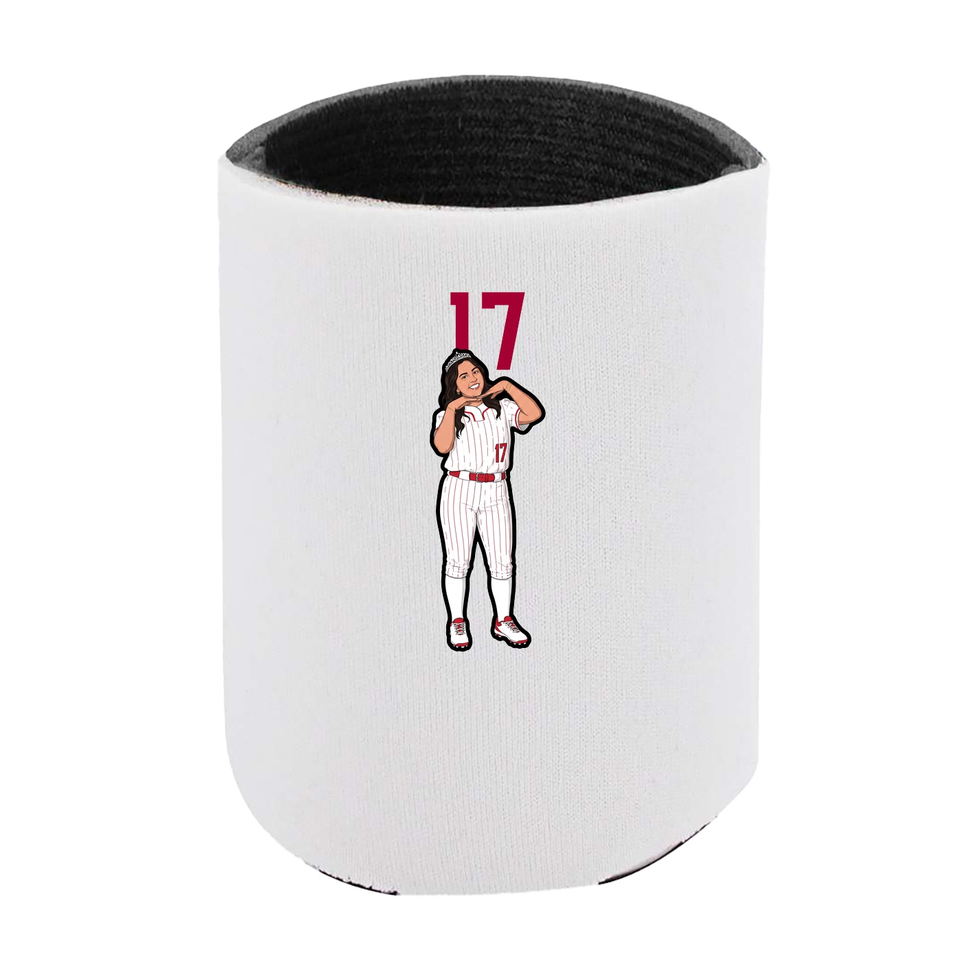 Can Holder — Number Top in White
