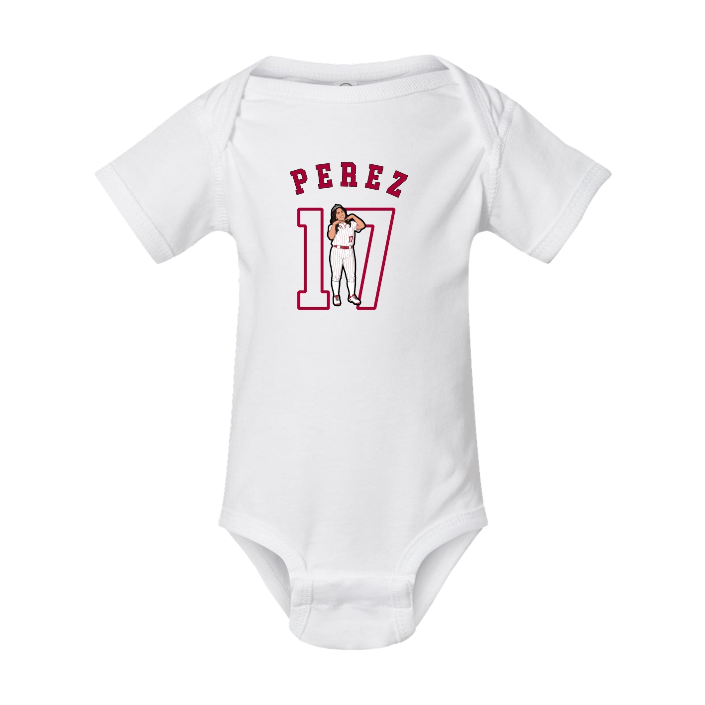 Baby Onesie — Shirsey Arch in White