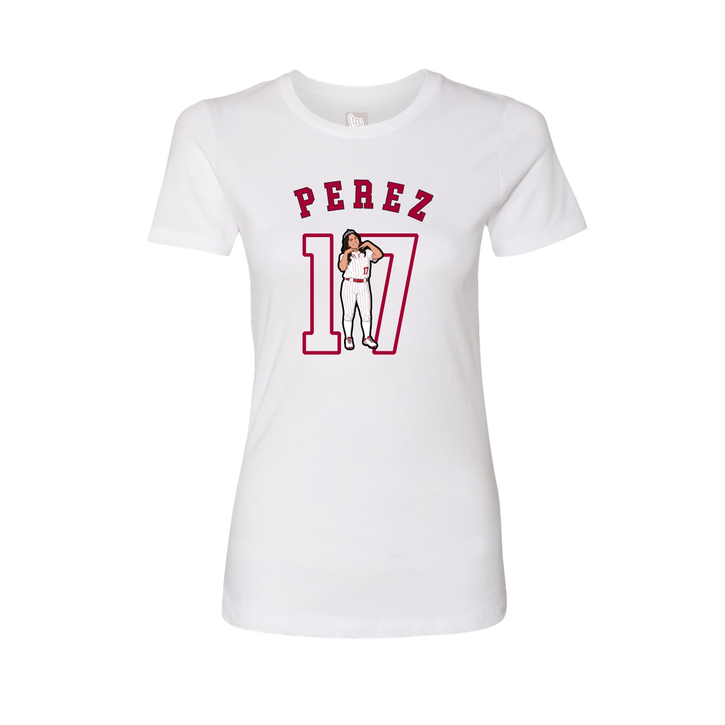Womens Tee — Shirsey Arch in White
