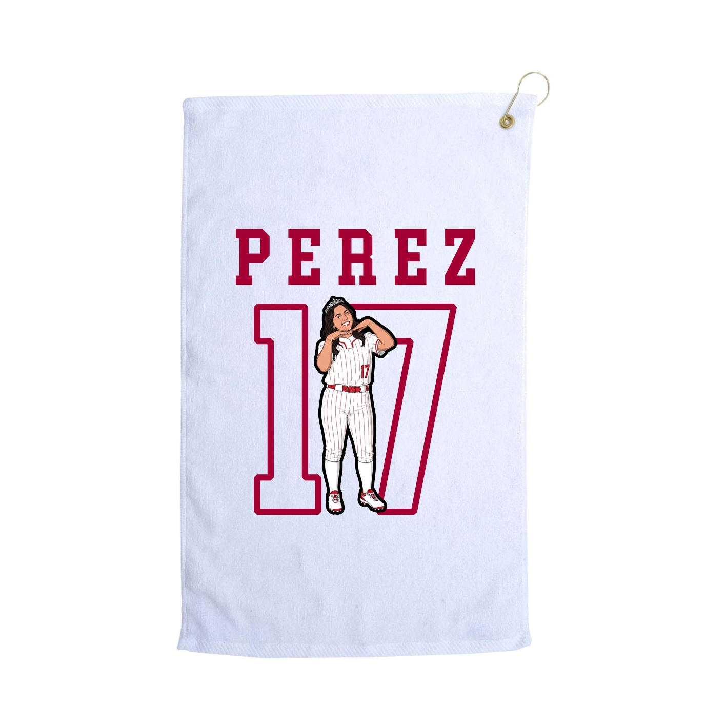 Golf Towel — Shirsey in White