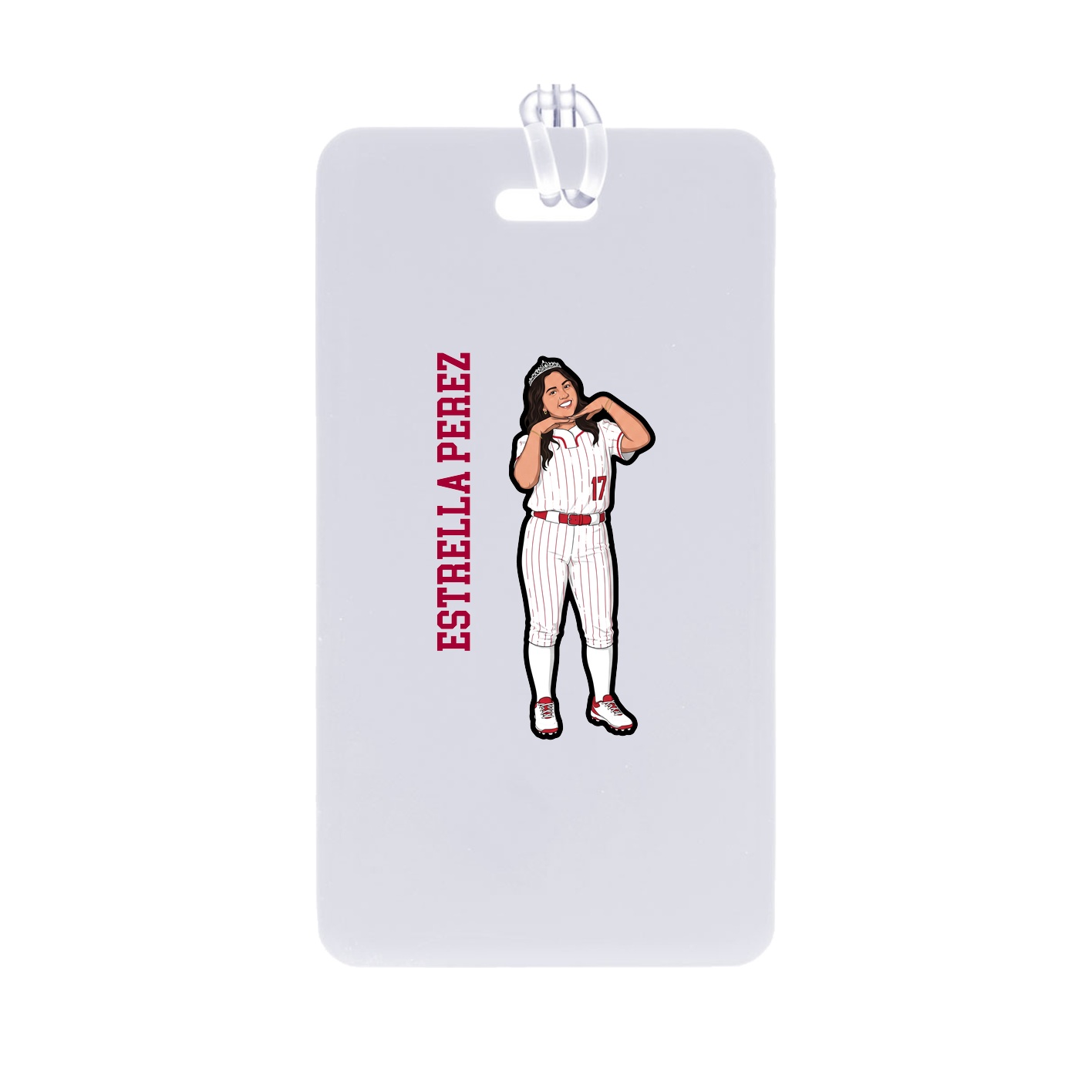 Bag Tag — Name Vertical in Classic