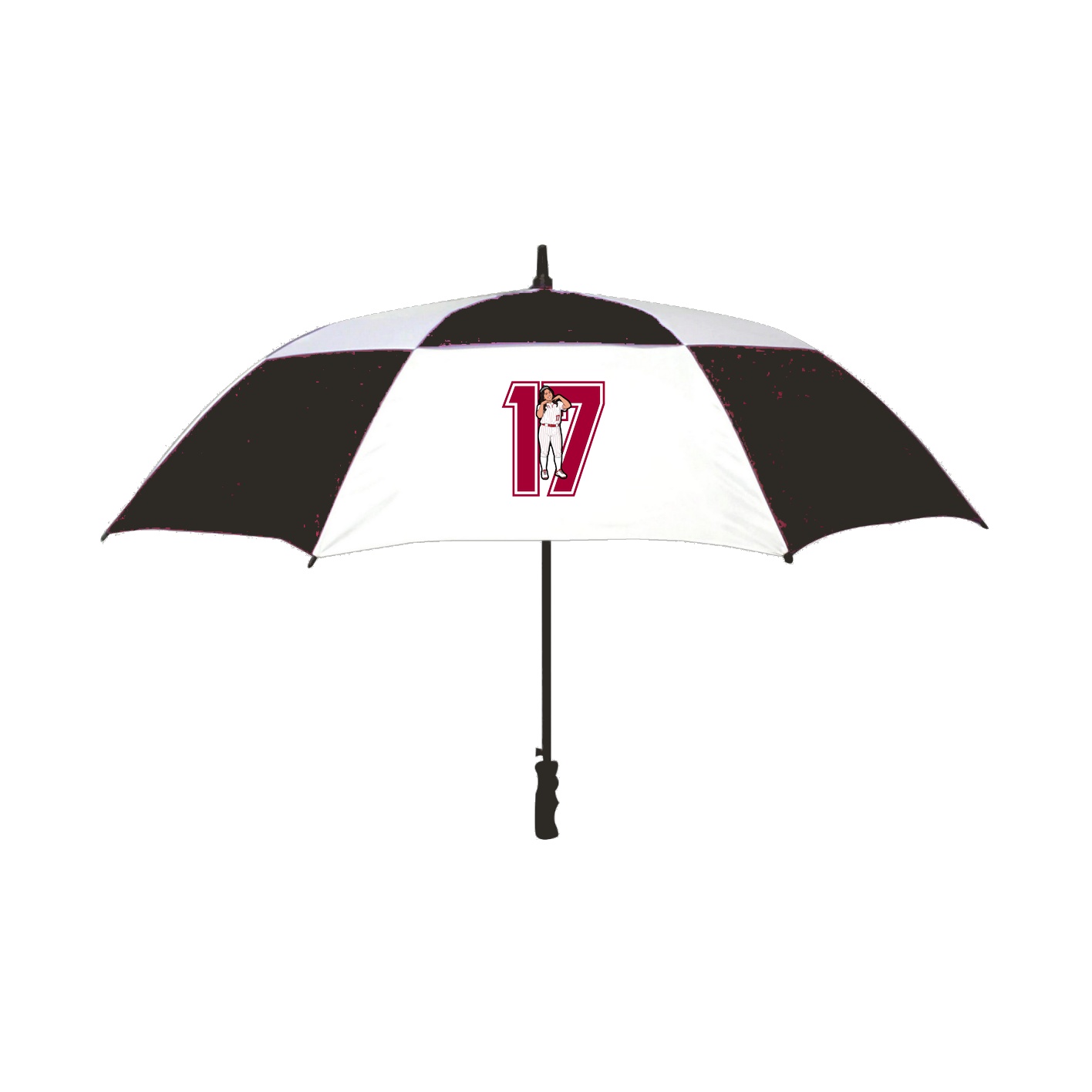Golf Umbrella — Number in Black