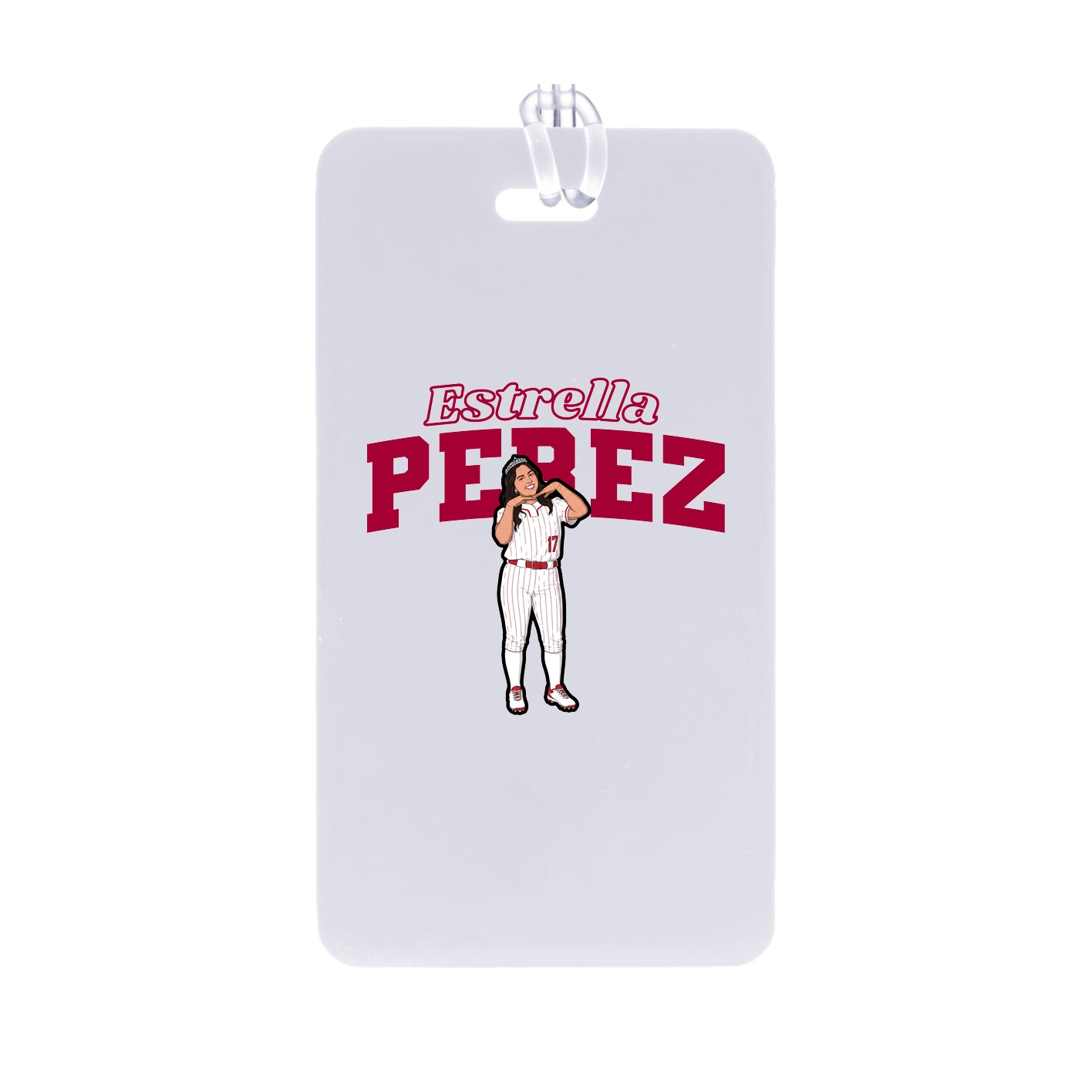 Bag Tag — Name Arch in Classic