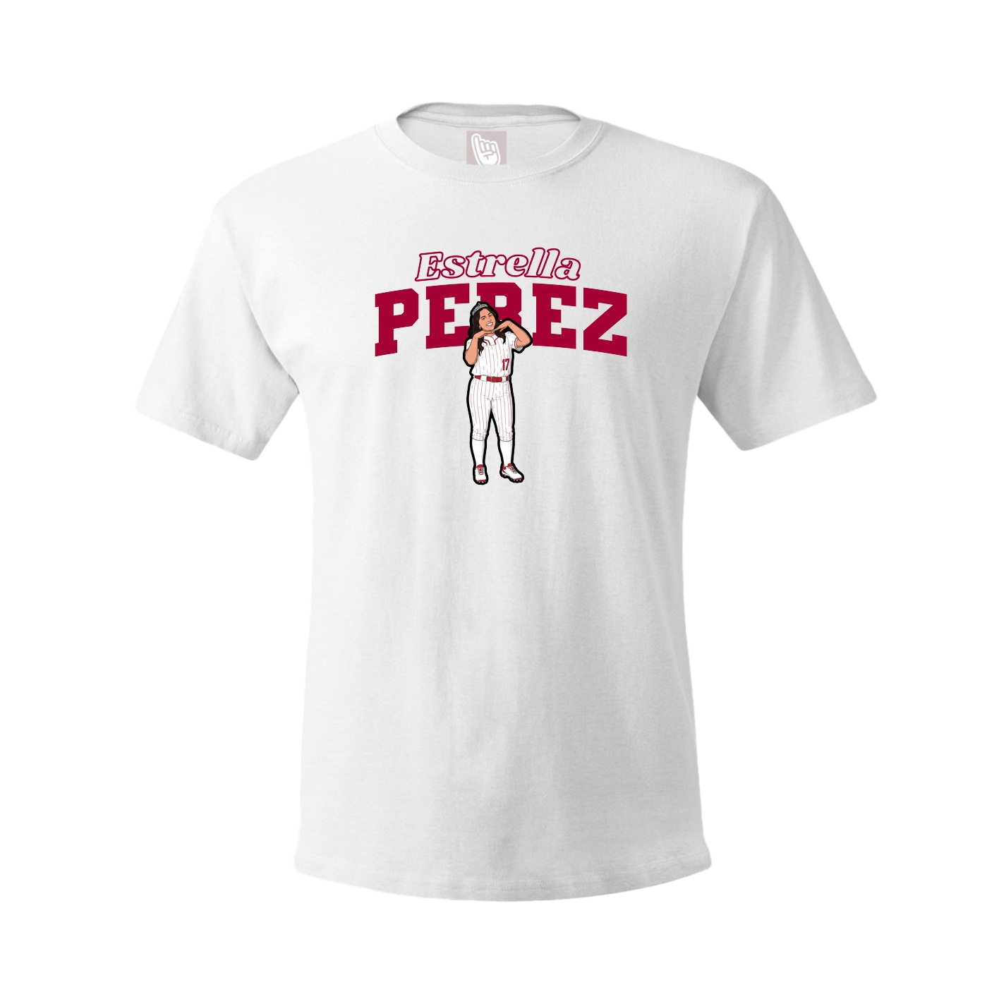 Tee — Name Arch in White
