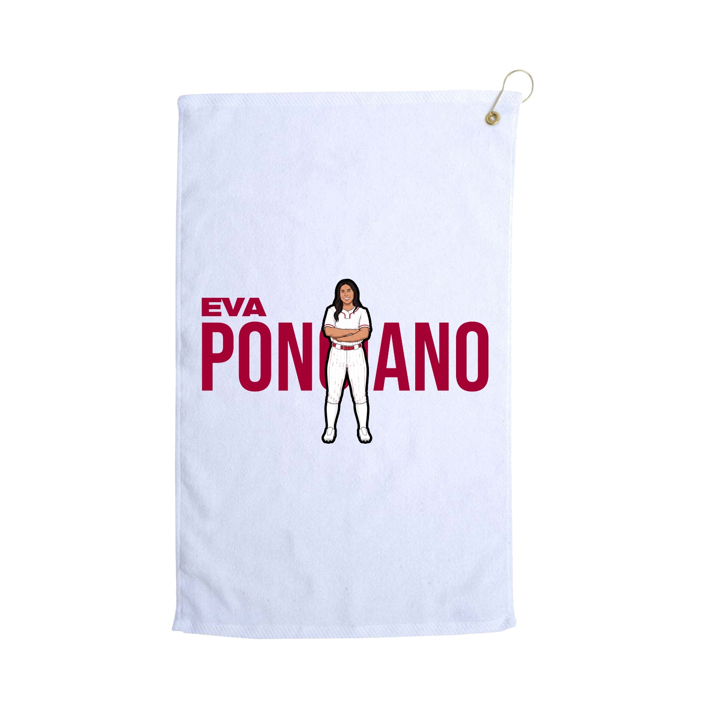 Golf Towel — Player Name in White