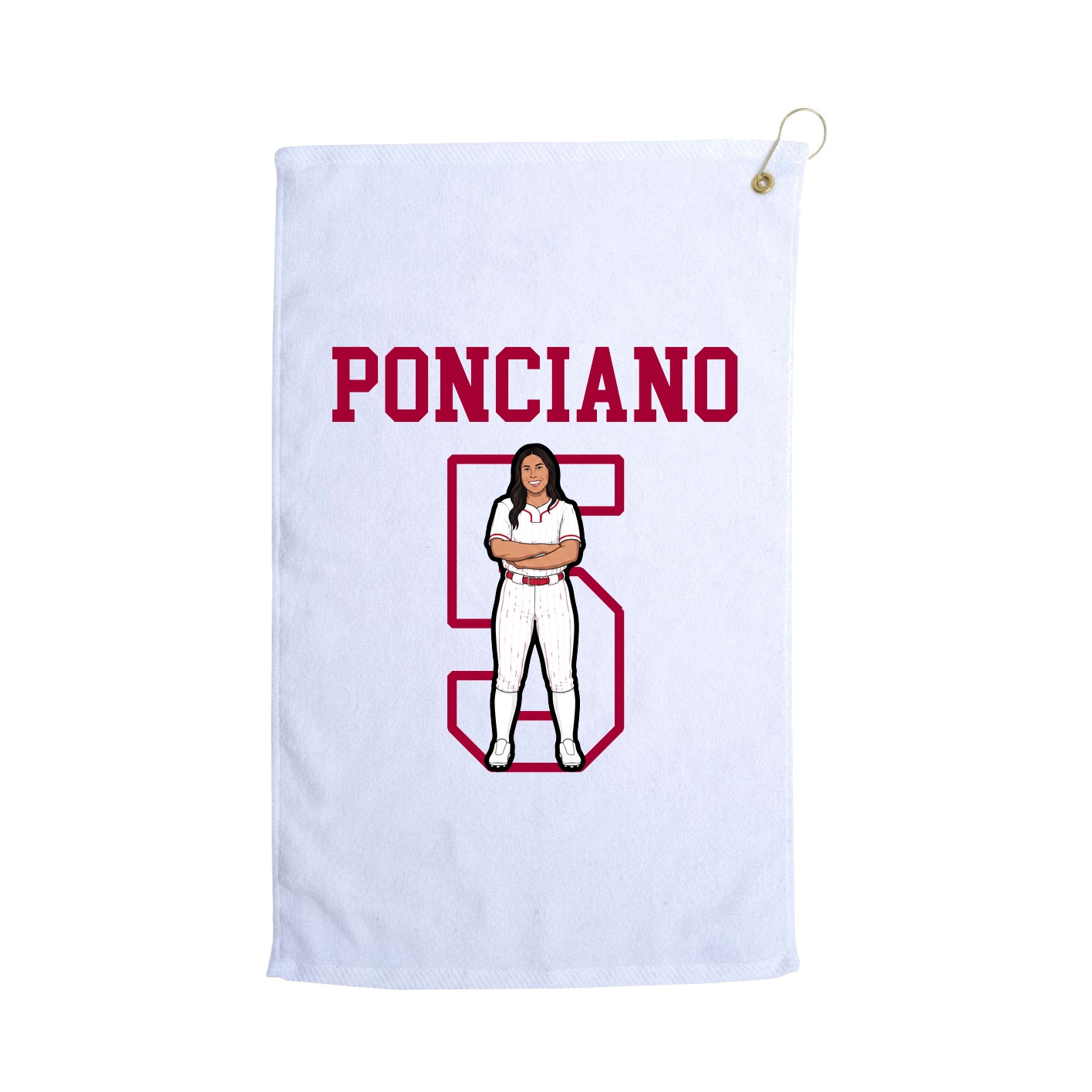 Golf Towel — Shirsey in White