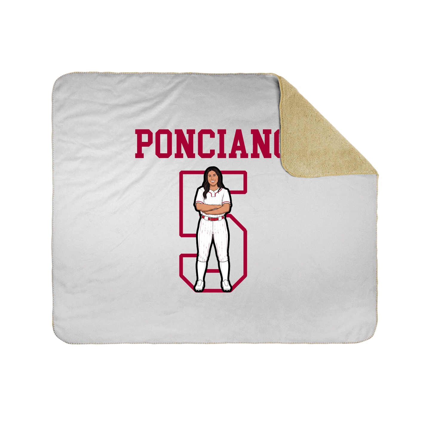 Throw Blanket — Shirsey in White