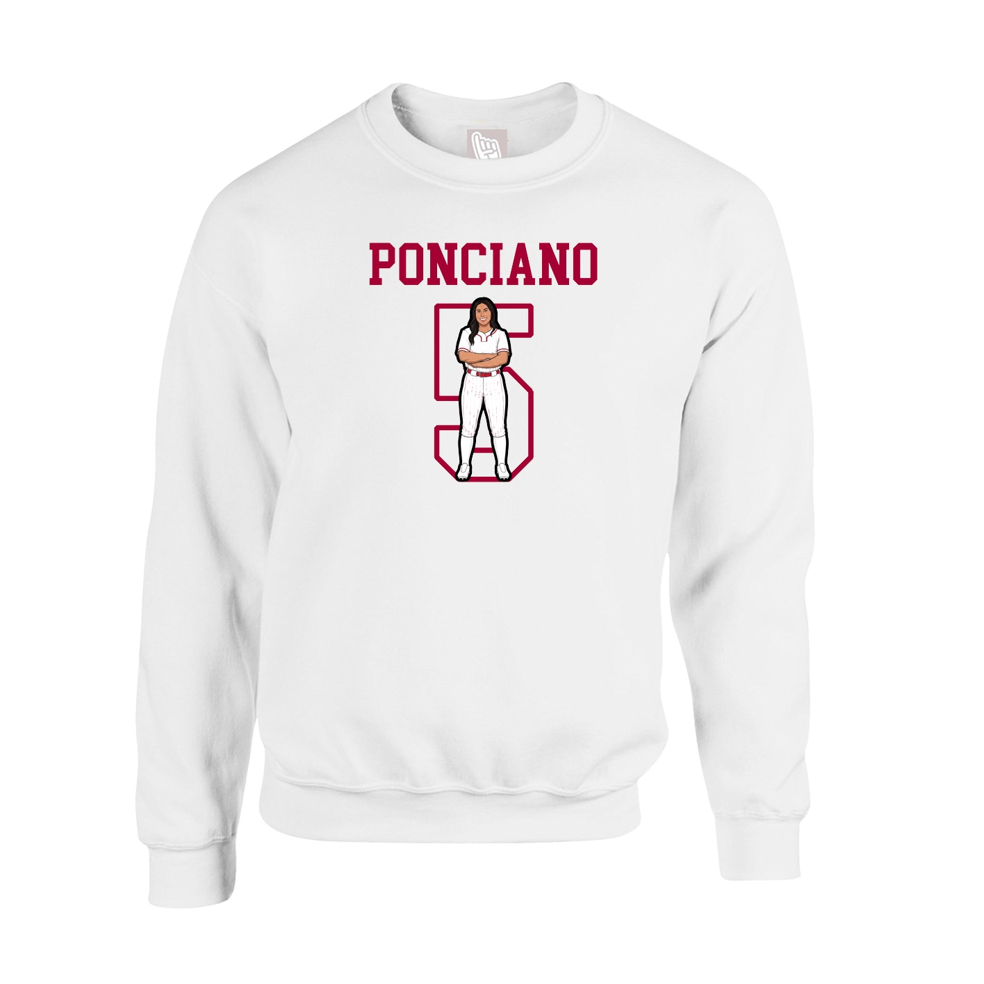 Fleece Crew — Shirsey in White