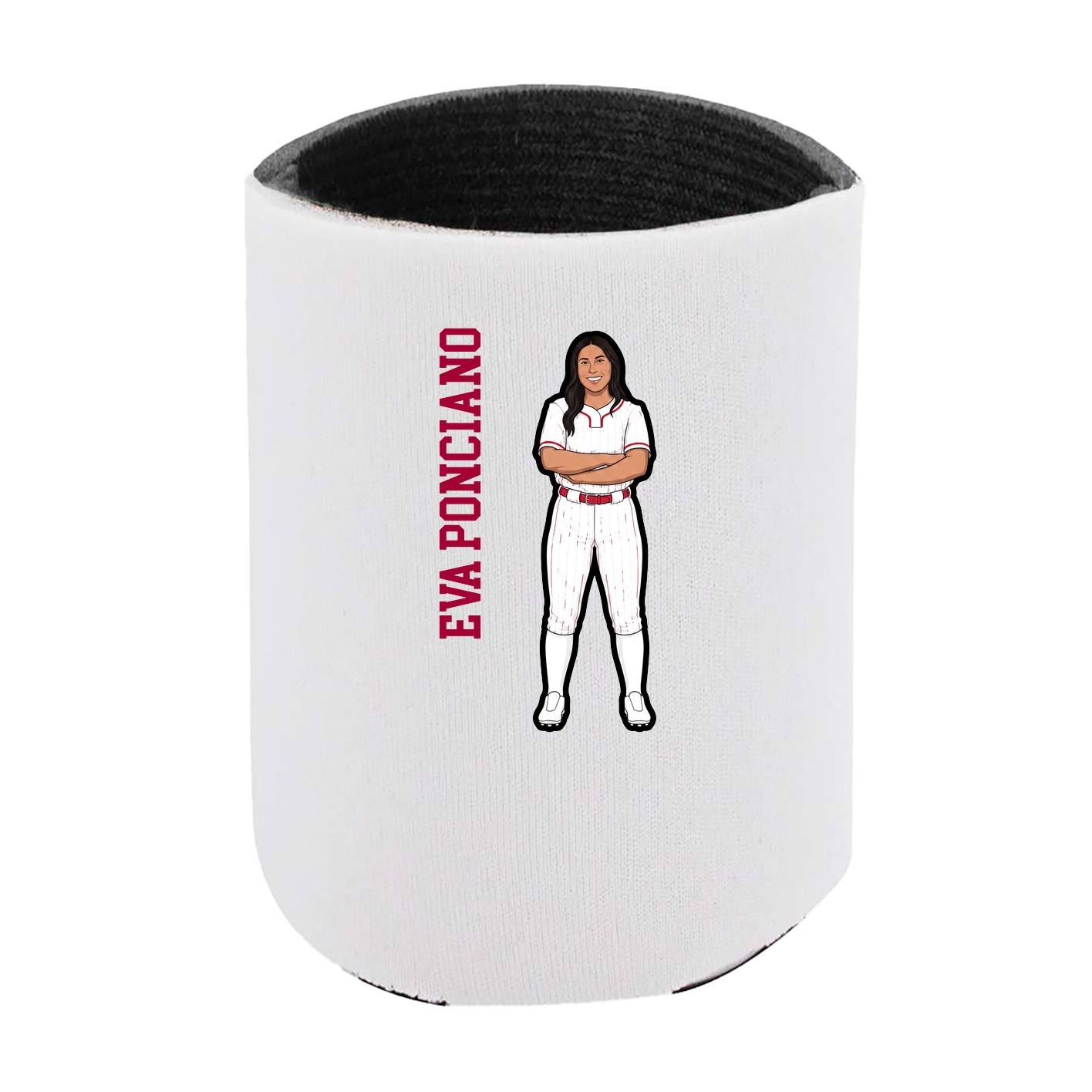 Can Holder — Name Vertical in White