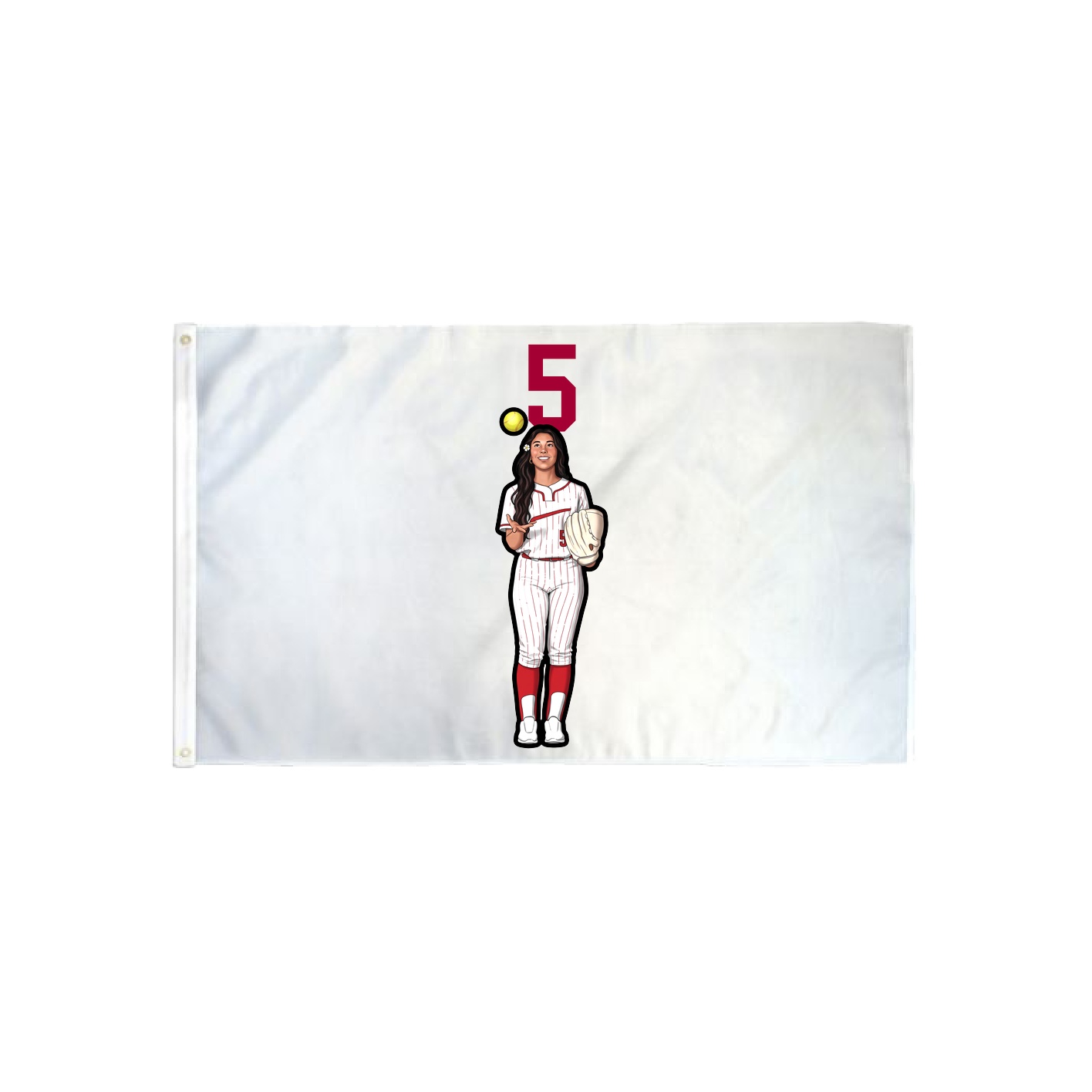 3x5 Flag — Number Top in Classic