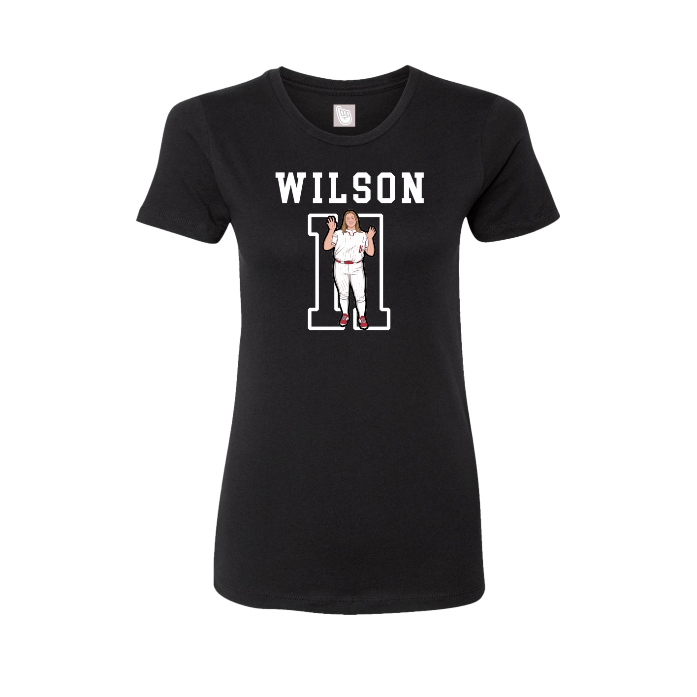 Fitted Women's Tee — Shirsey in Black